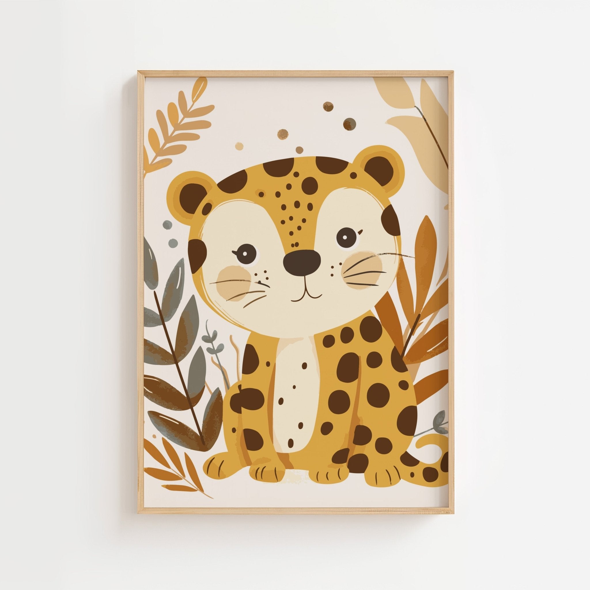 Leopardposter poster