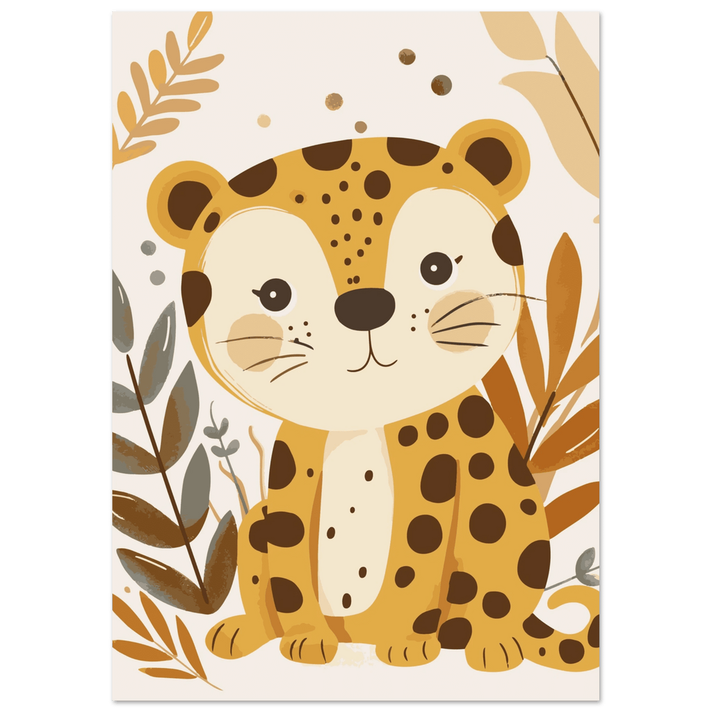 Leopardposter poster