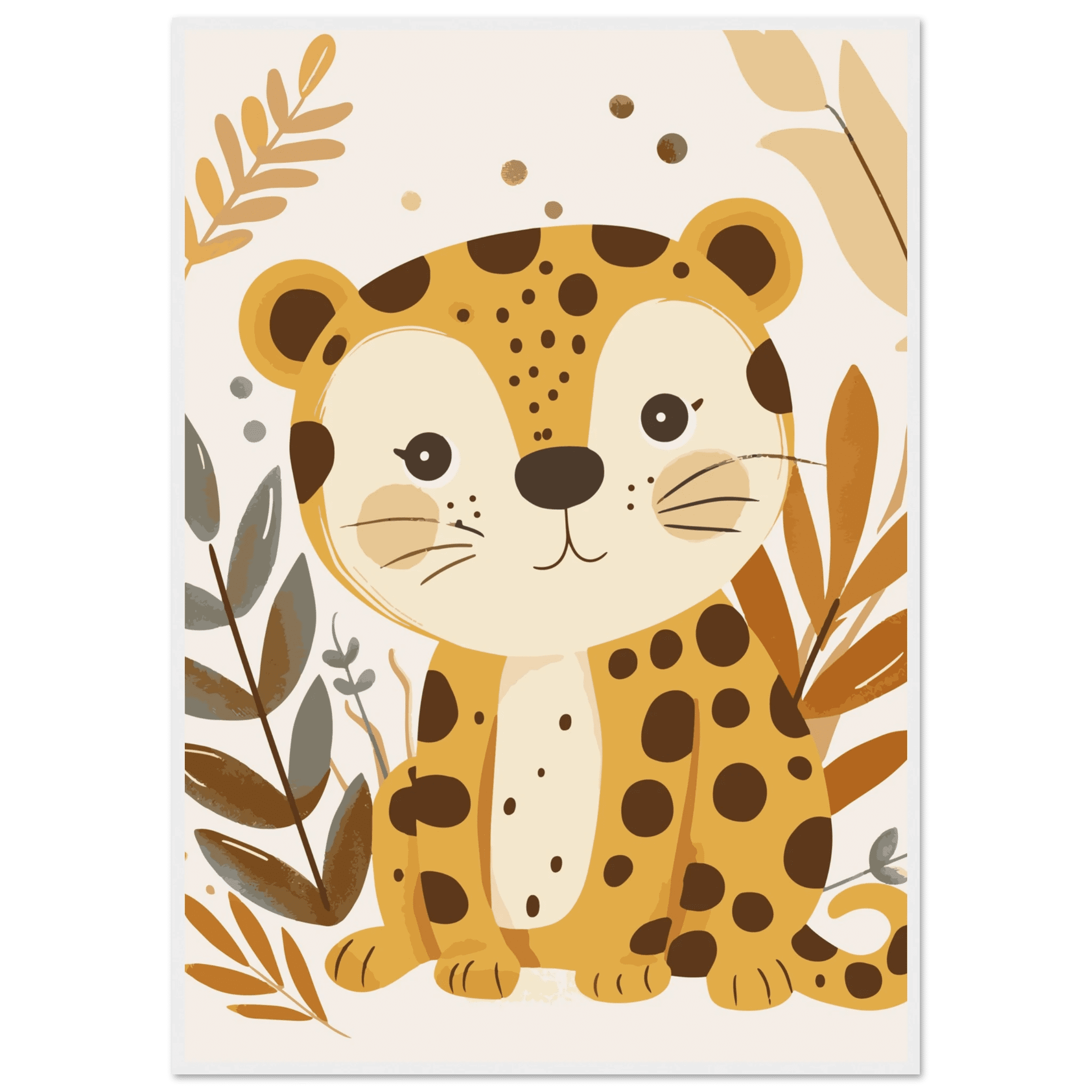 Leopardposter poster