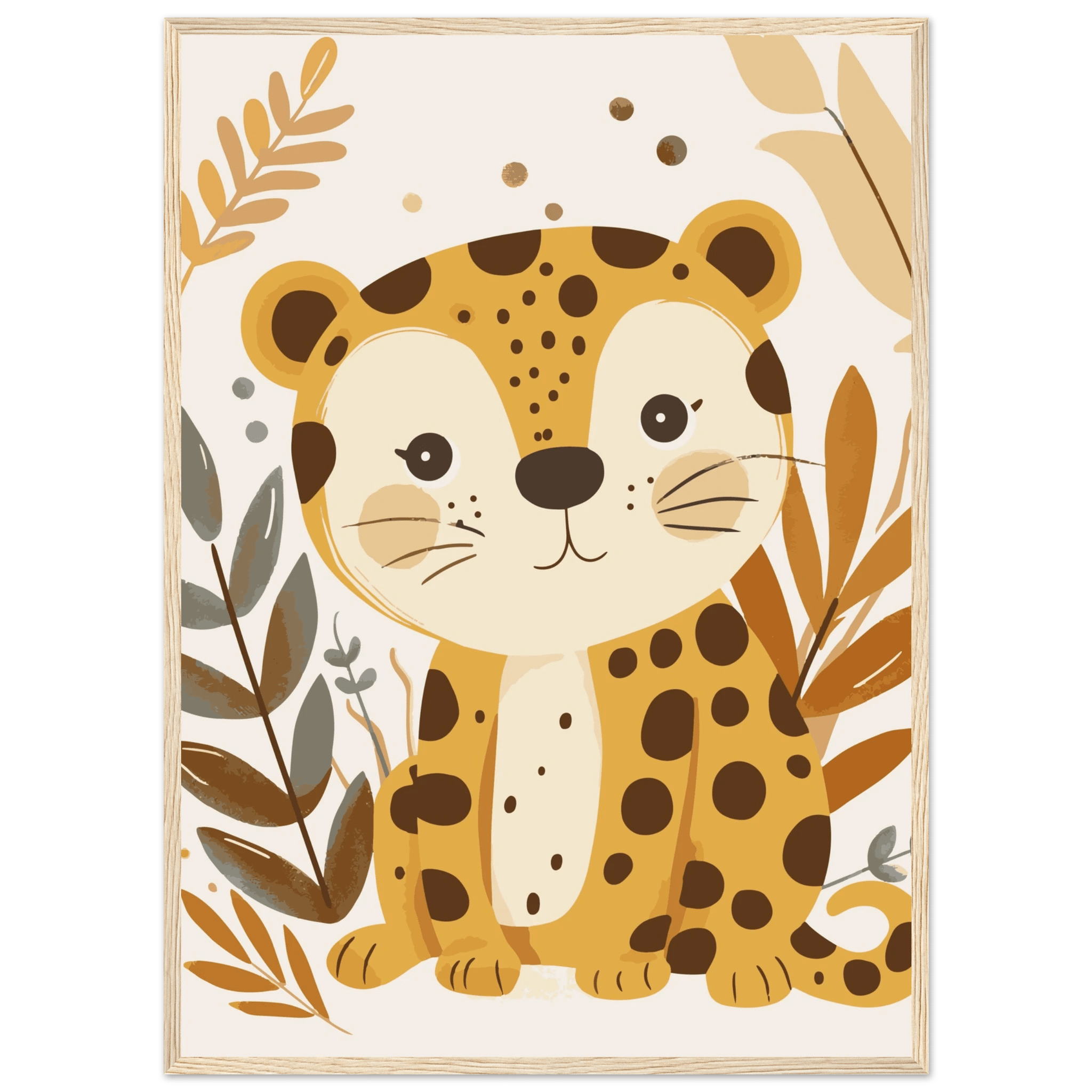 Leopardposter poster
