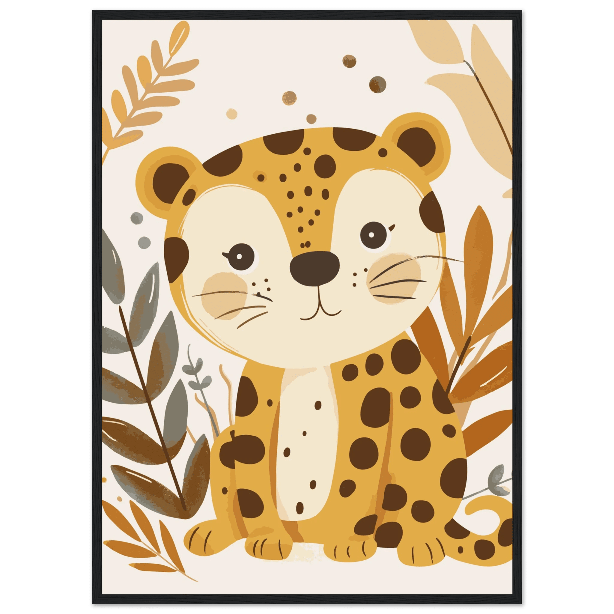 Leopardposter poster