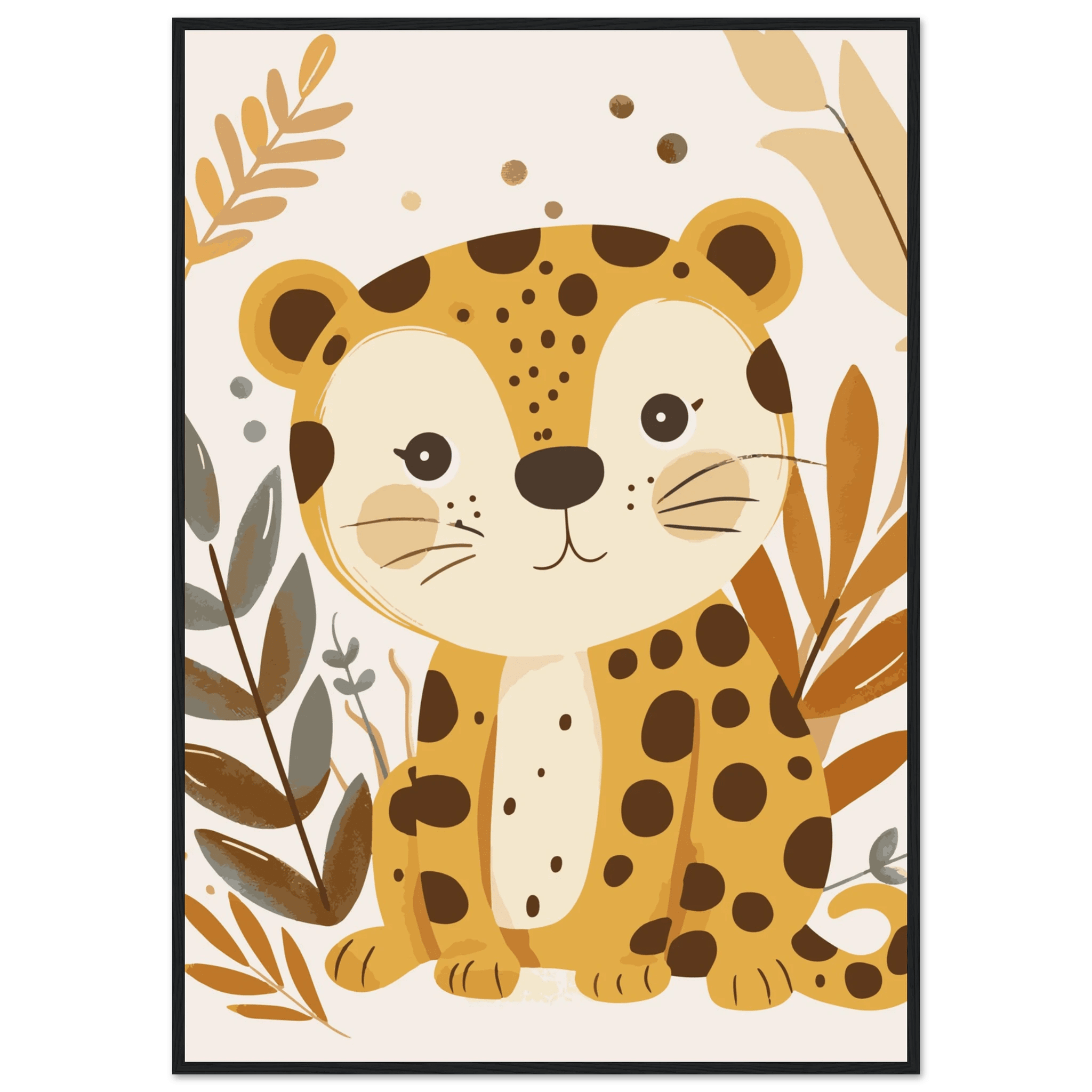 Leopardposter poster