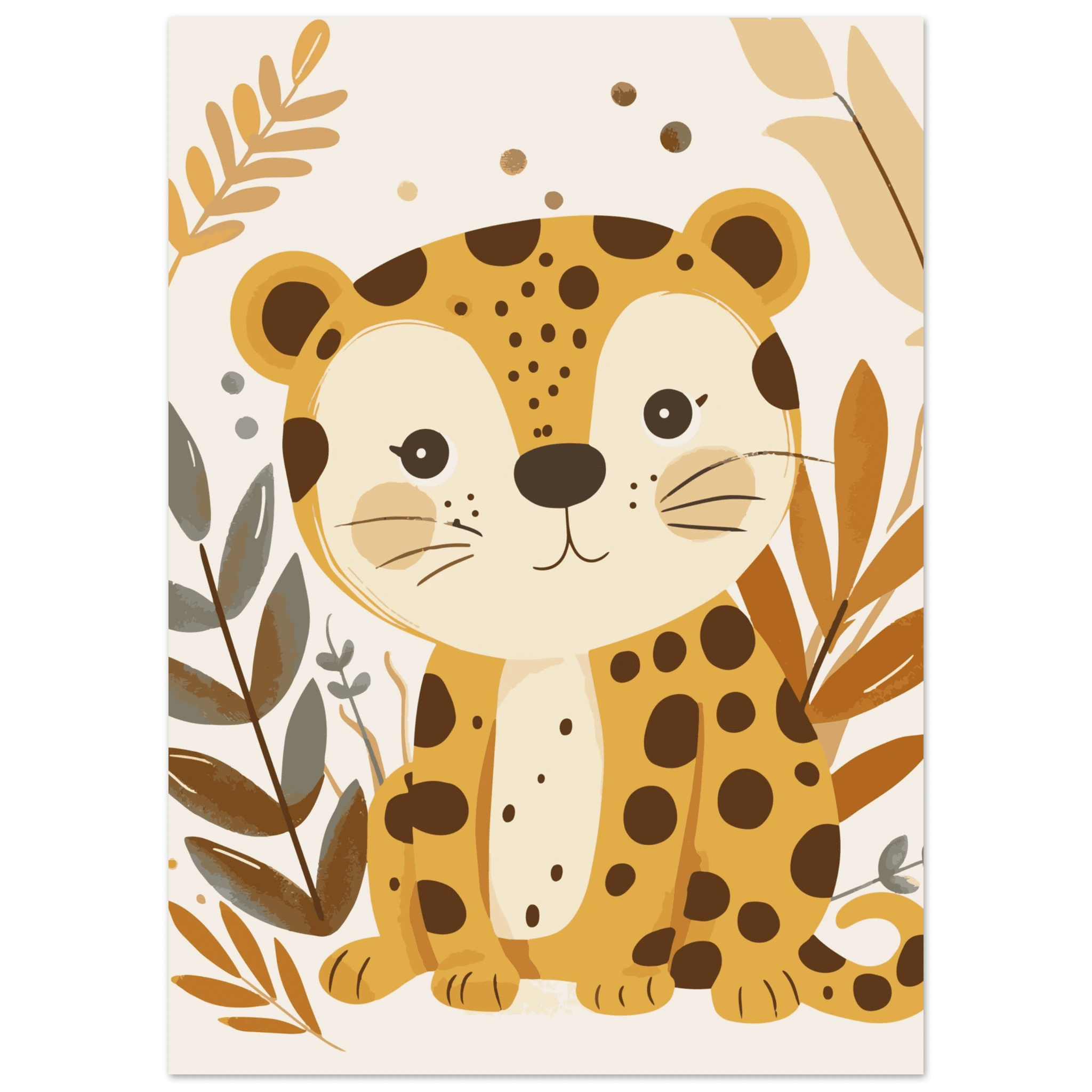 Leopardposter poster