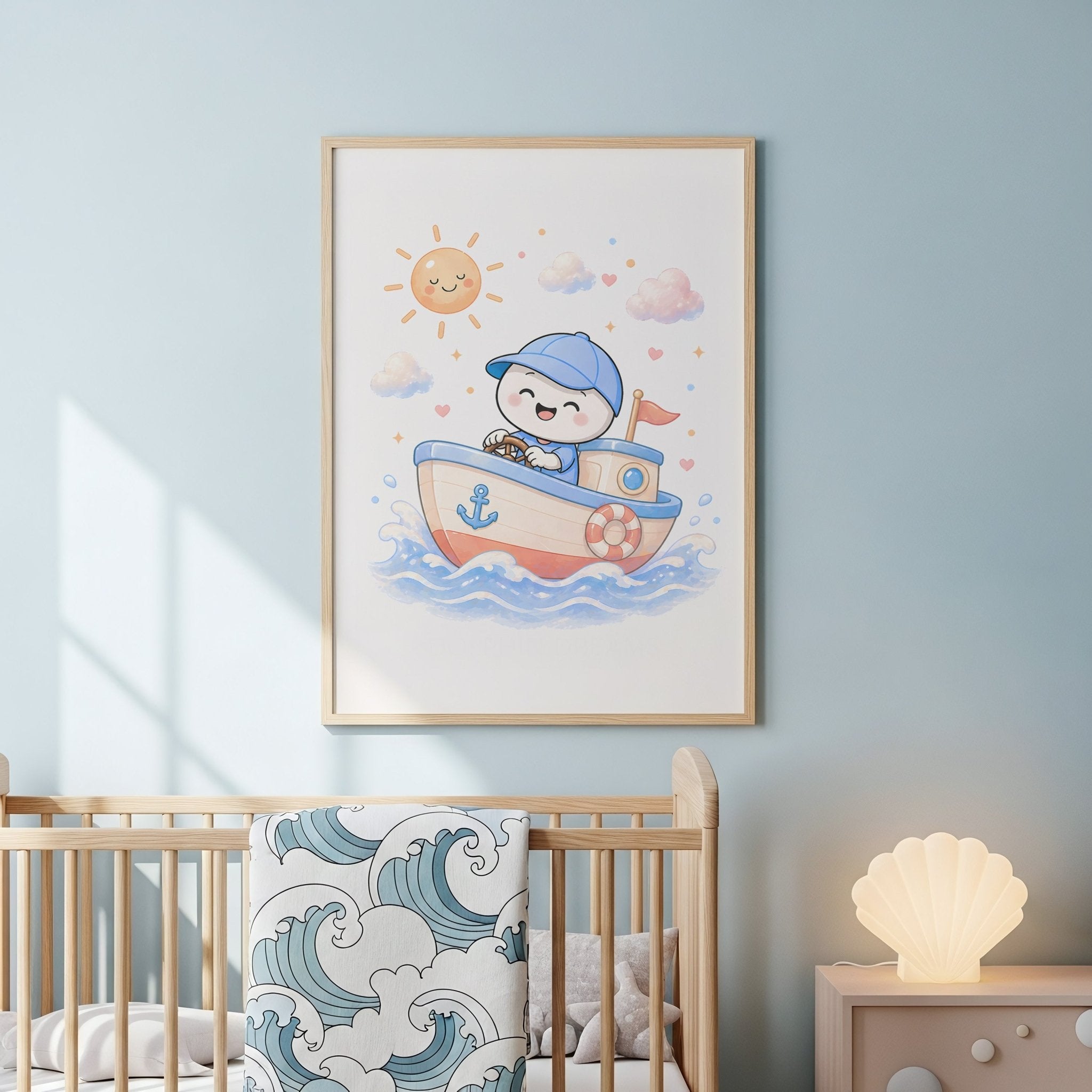 Lille åker båt poster