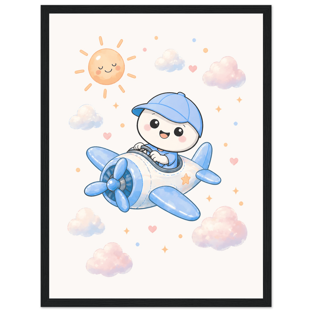 Lille flyger flygplan poster