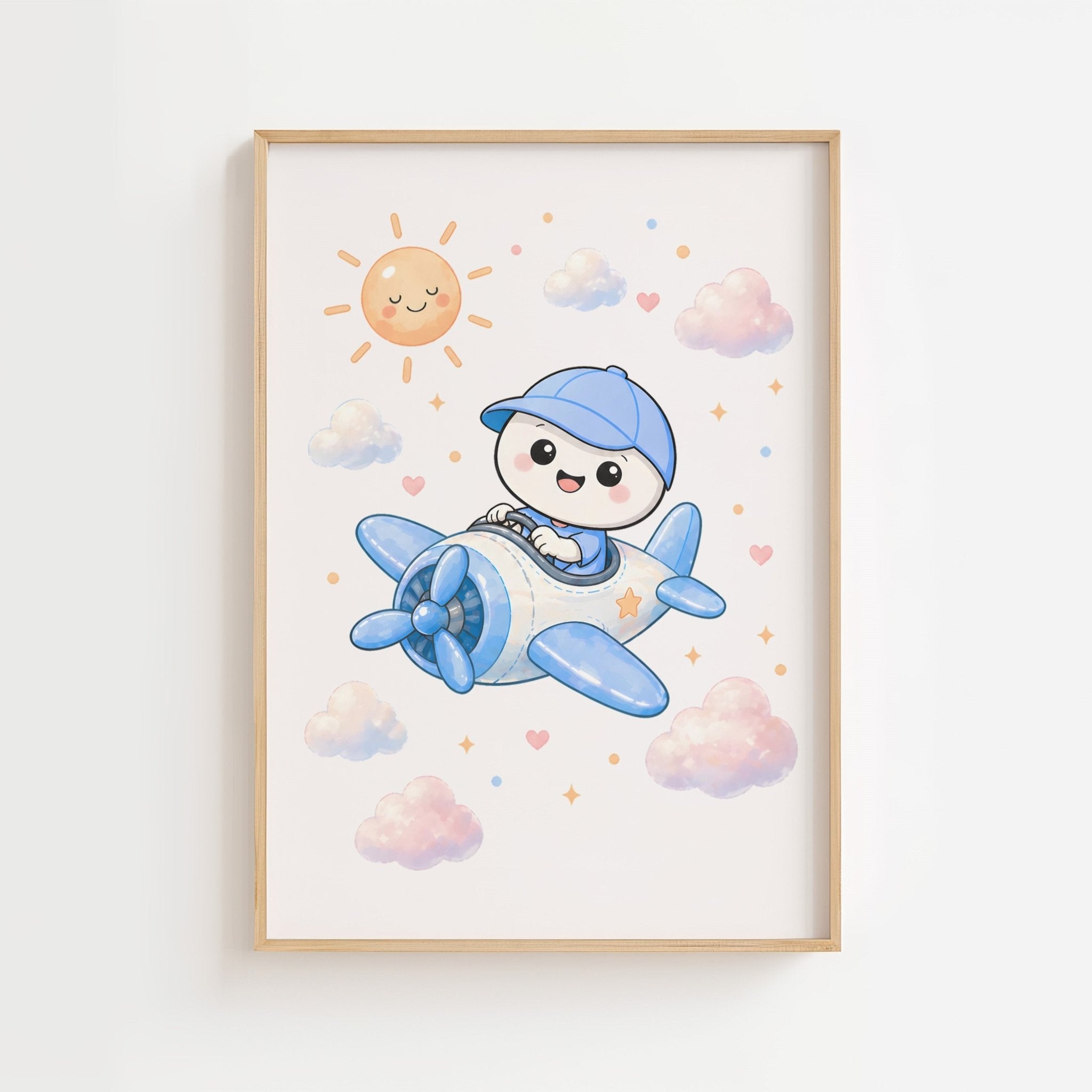 Lille flyger flygplan poster