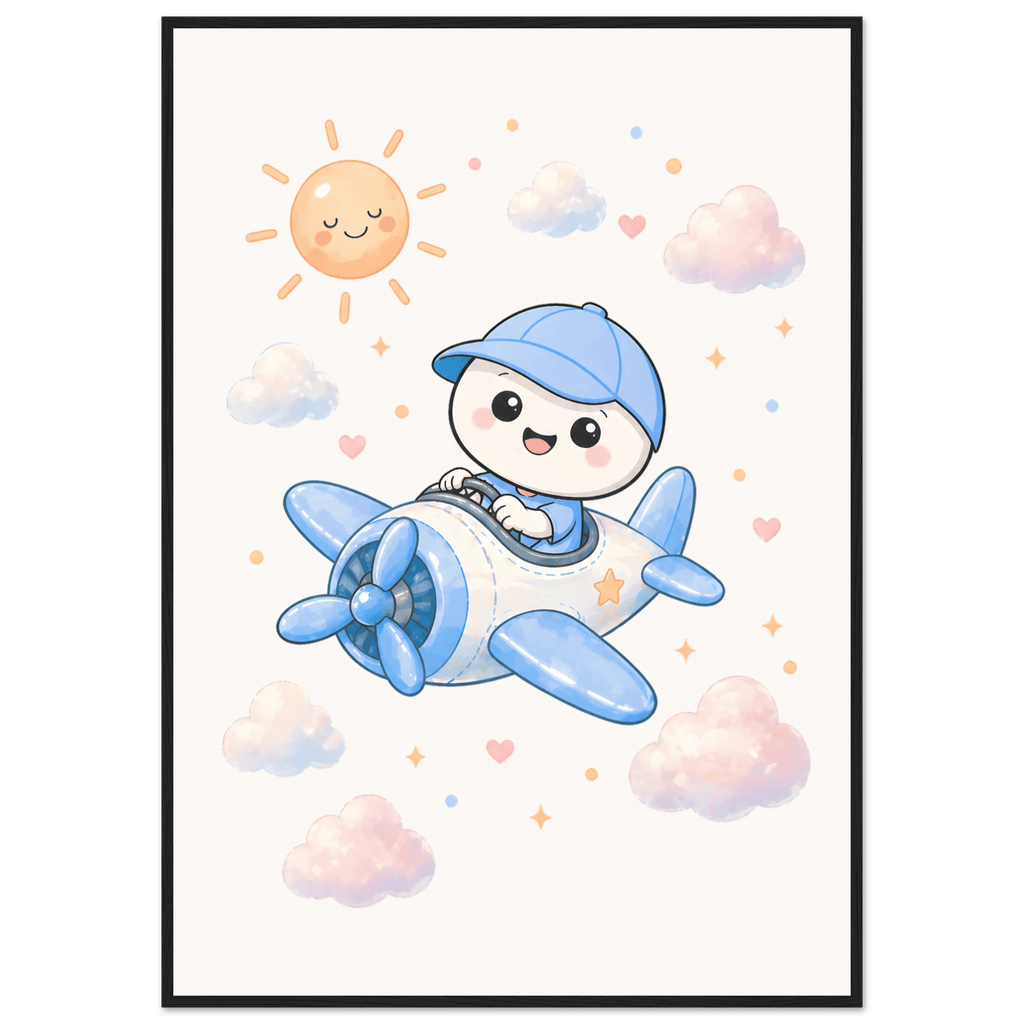 Lille flyger flygplan poster