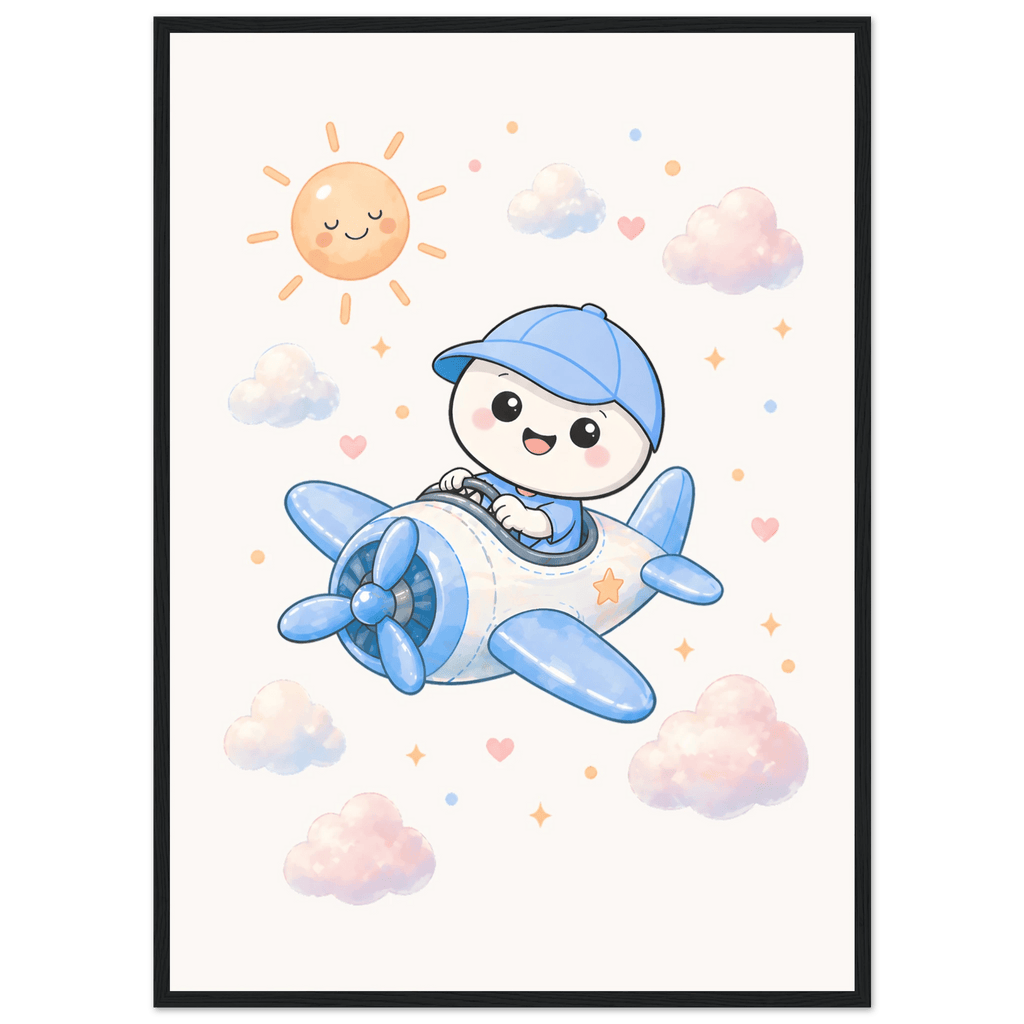 Lille flyger flygplan poster
