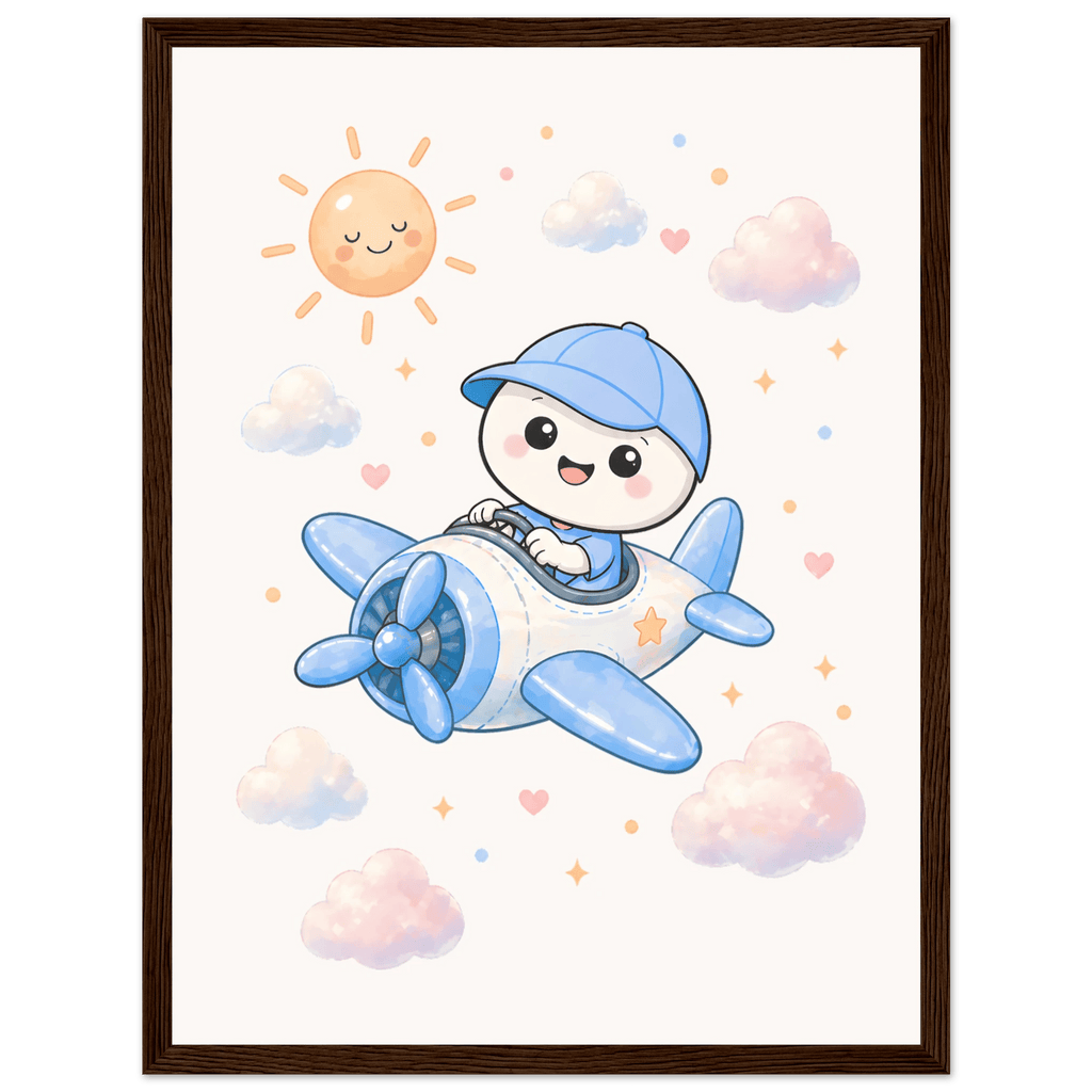 Lille flyger flygplan poster