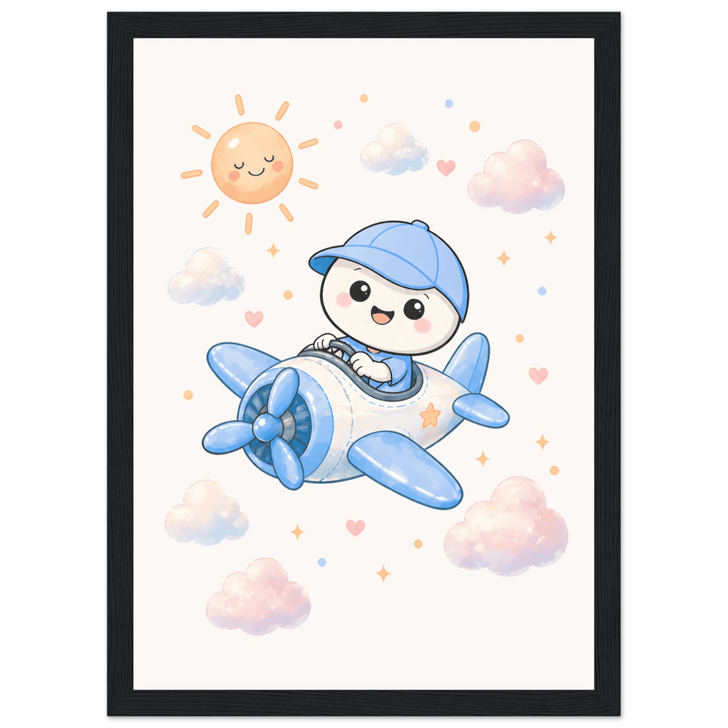 Lille flyger flygplan poster