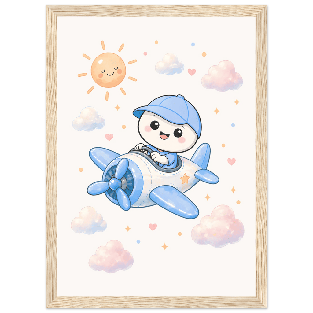 Lille flyger flygplan poster