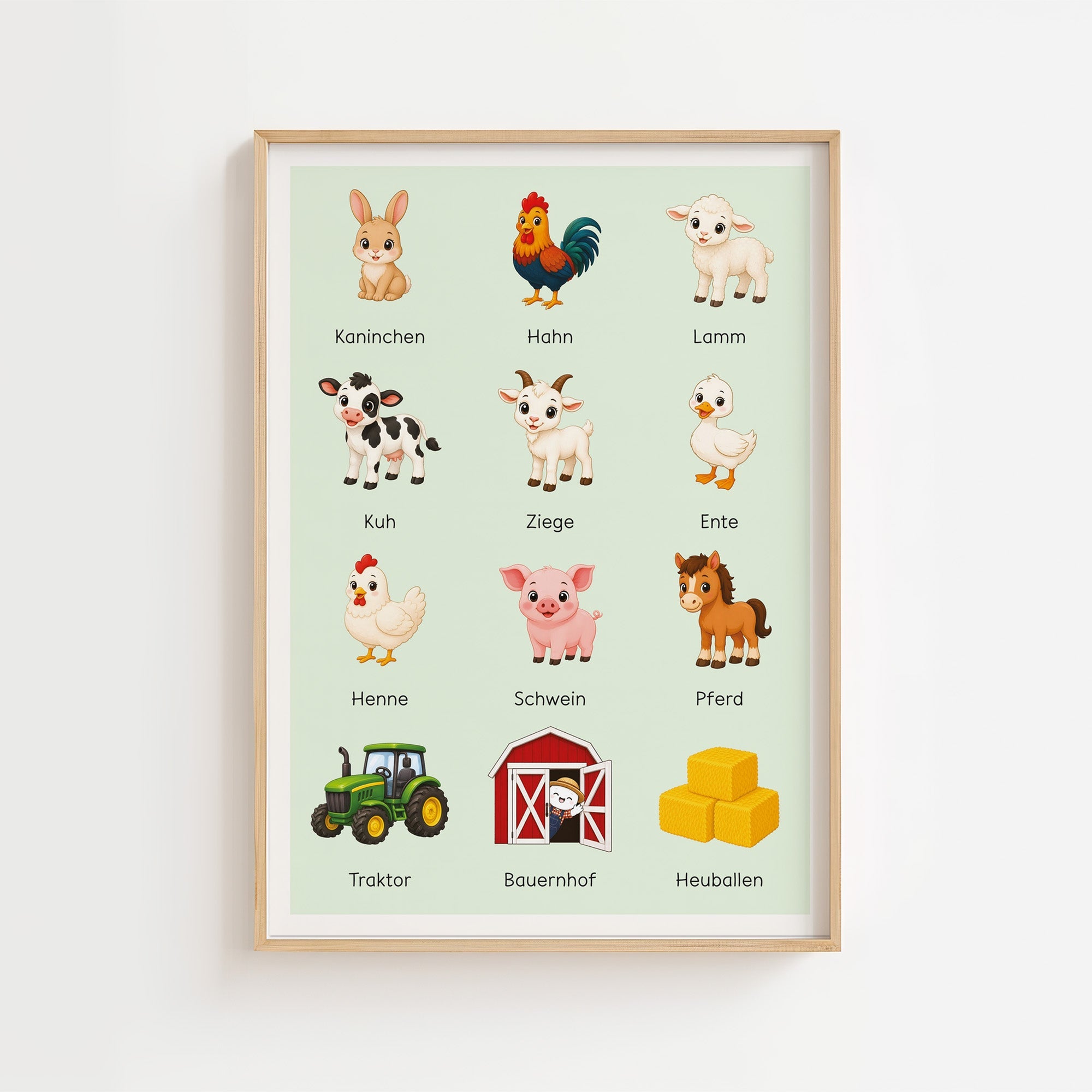 Lilles Bauernhof-Poster poster