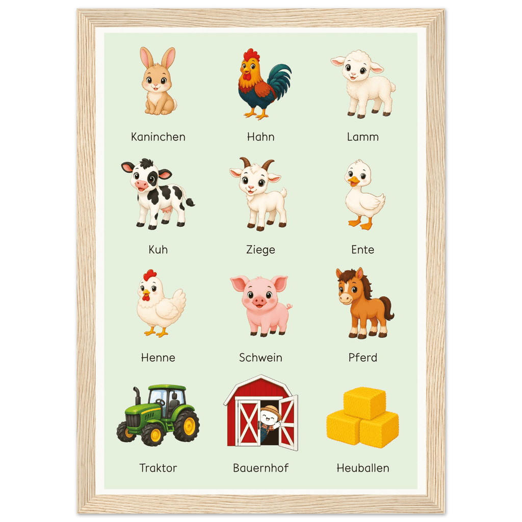 Lilles Bauernhof-Poster poster