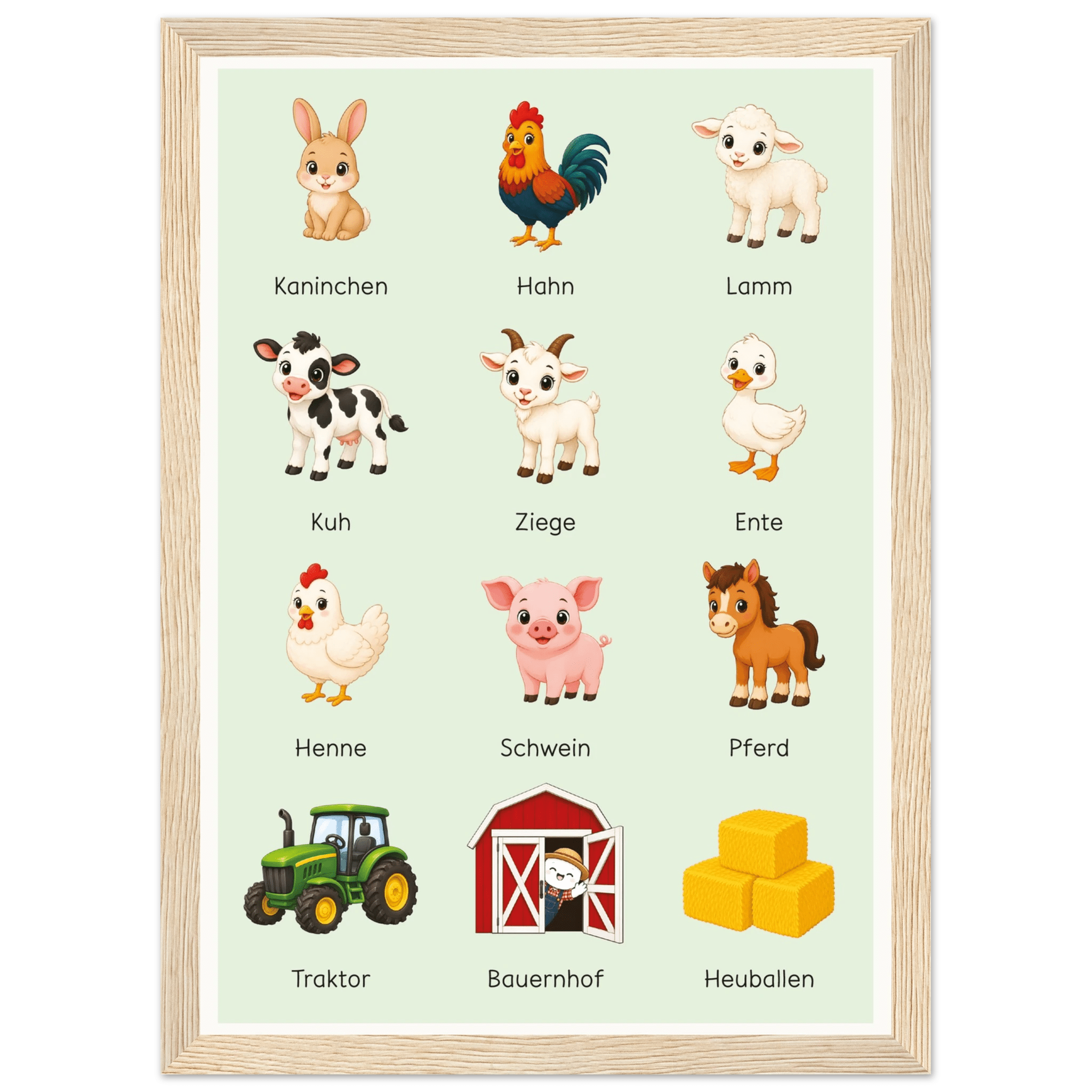 Lilles Bauernhof-Poster poster