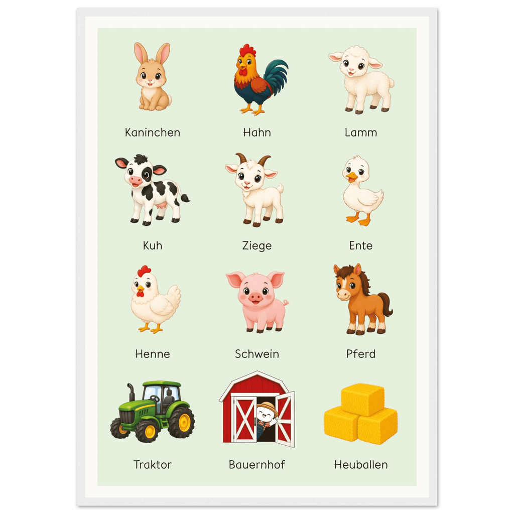 Lilles Bauernhof-Poster poster