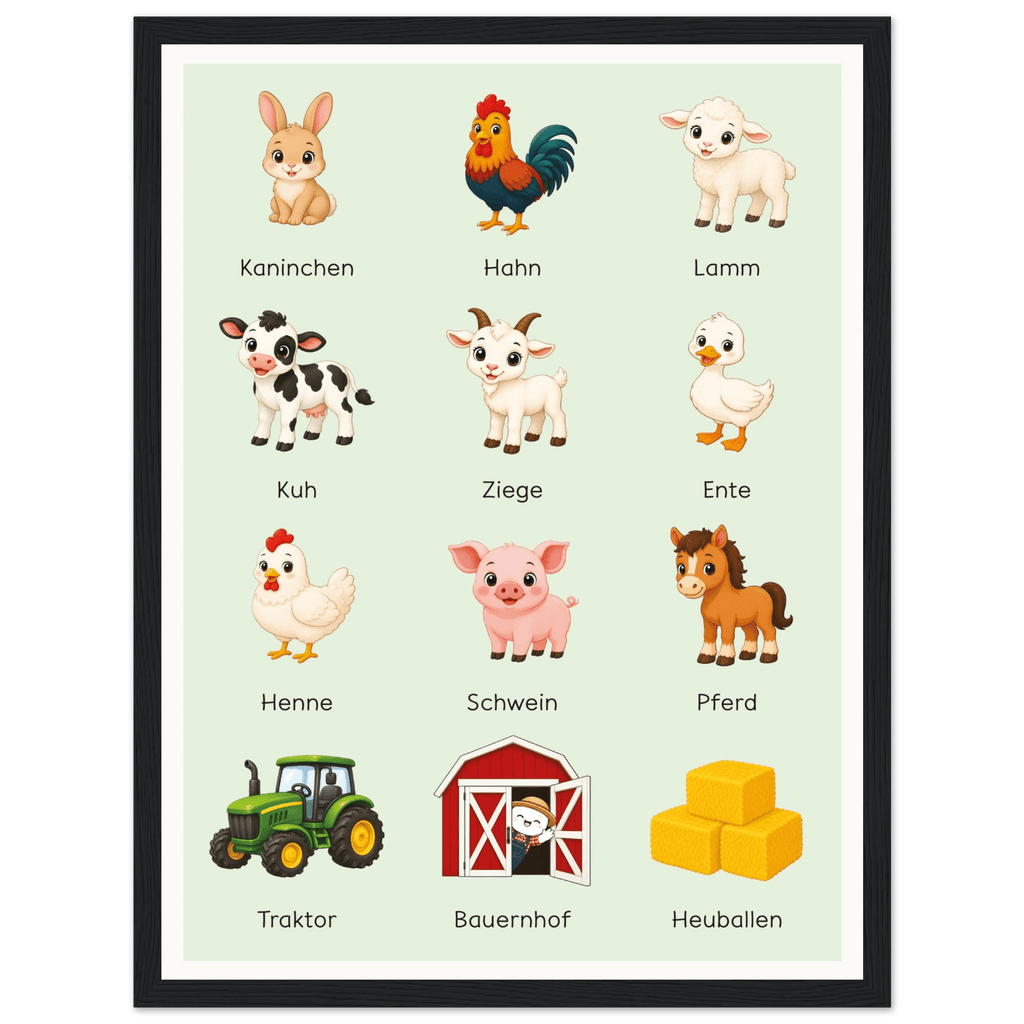 Lilles Bauernhof-Poster poster