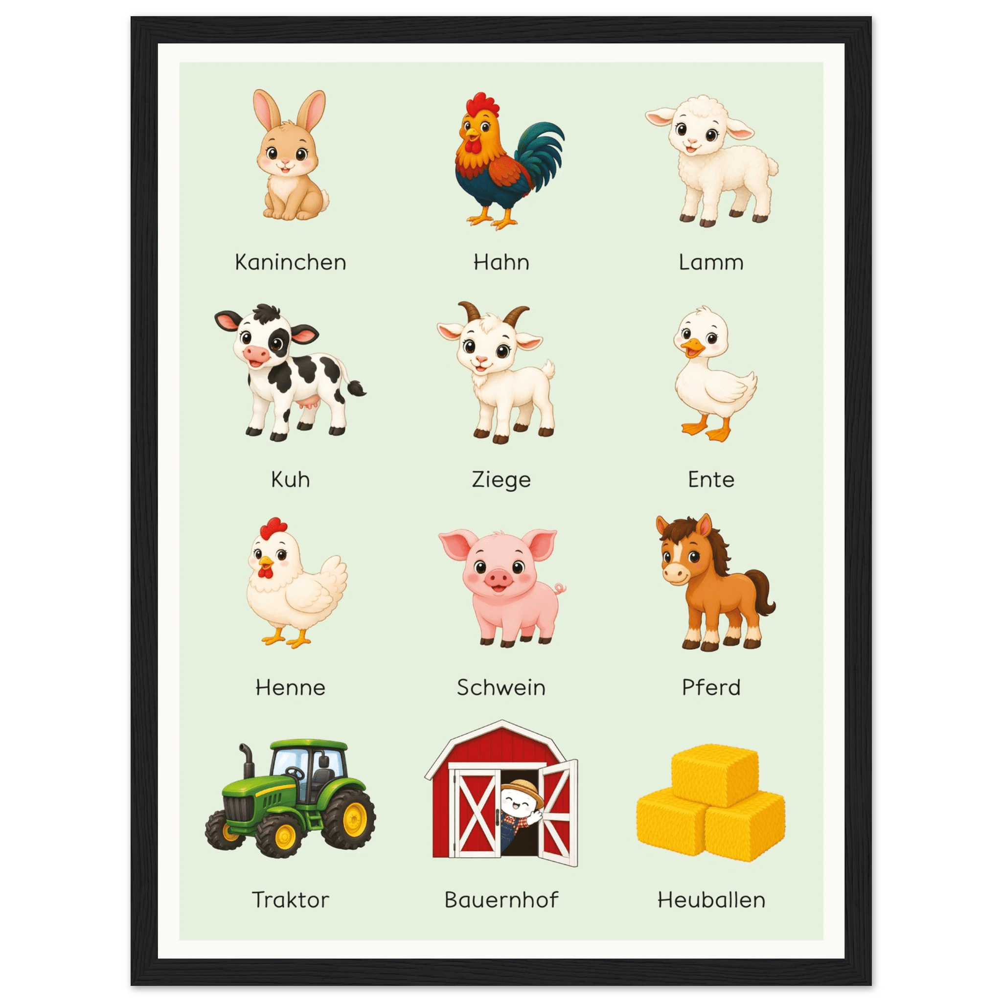 Lilles Bauernhof-Poster poster