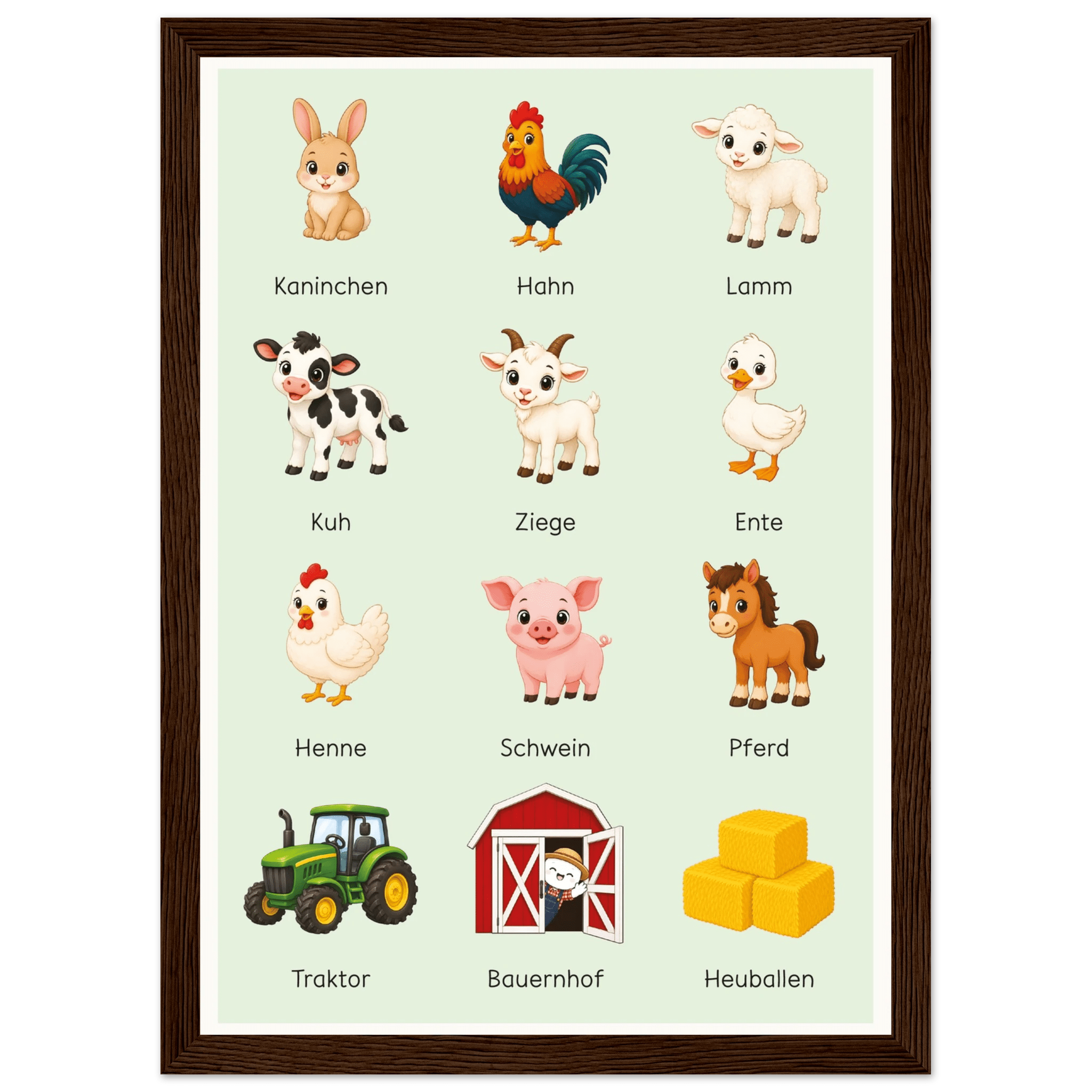 Lilles Bauernhof-Poster poster