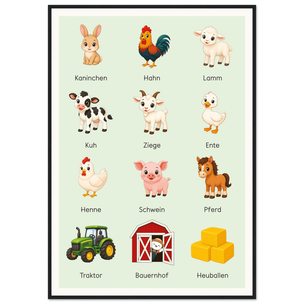 Lilles Bauernhof-Poster poster