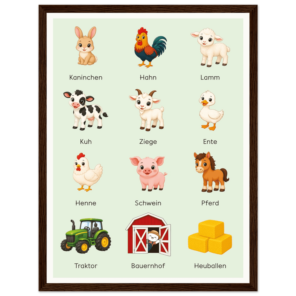 Lilles Bauernhof-Poster poster