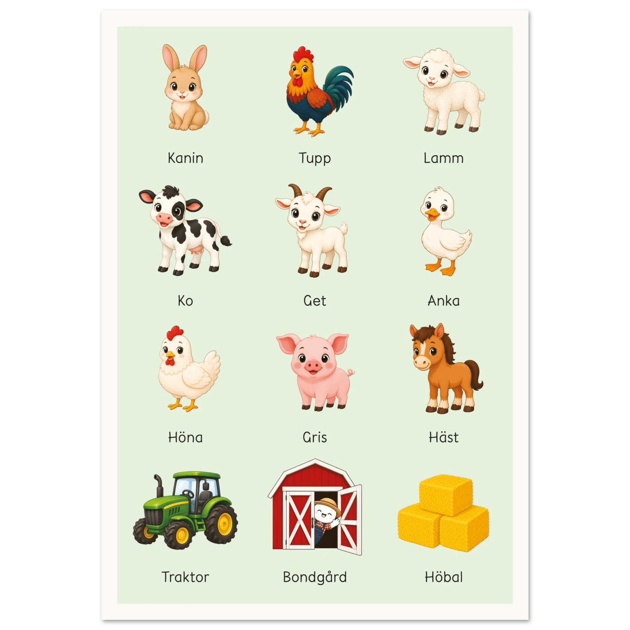 Lilles bondgårdsposter poster
