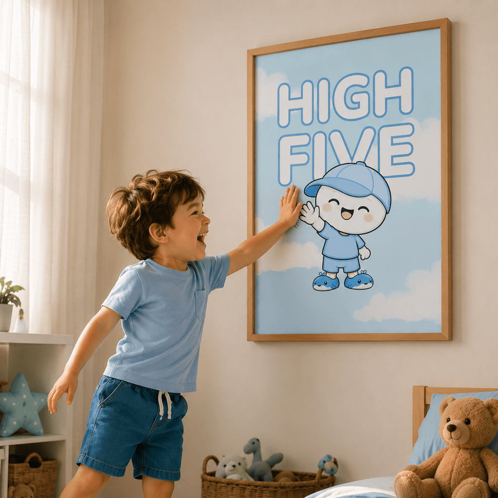 Lilles high five poster poster