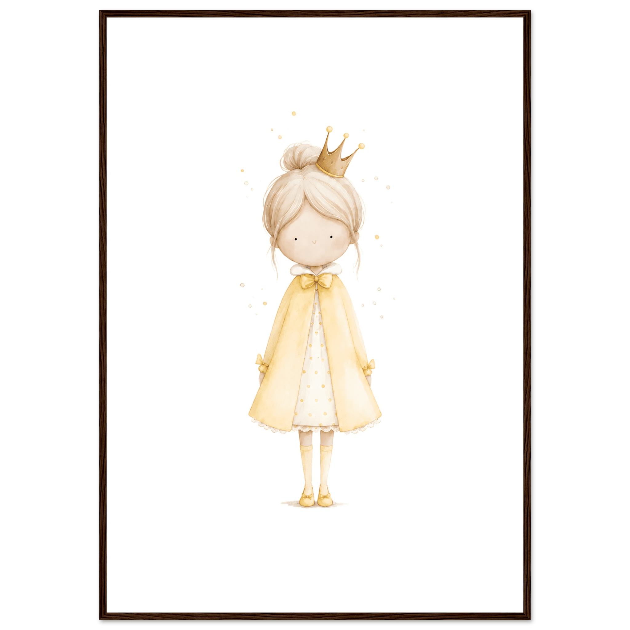 Liten Prinsessa – Personlig Text 💛 poster