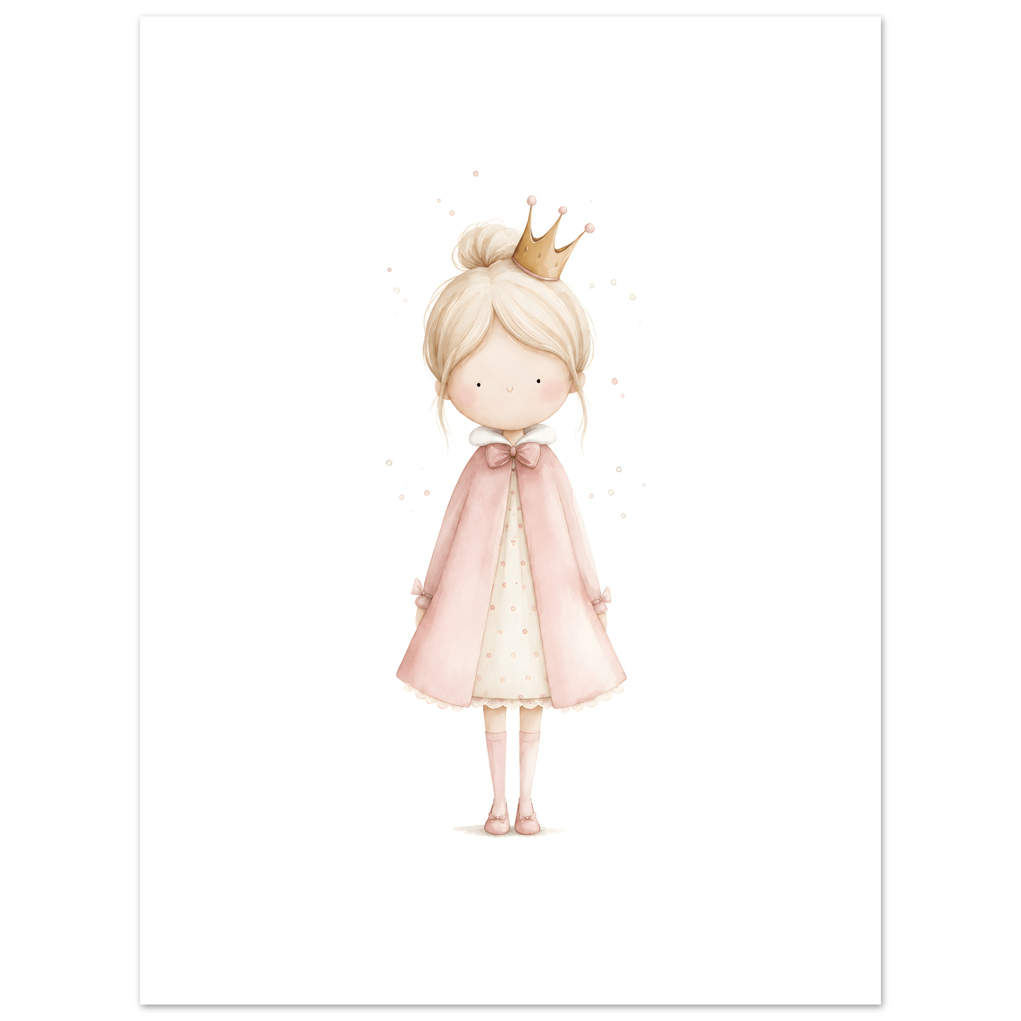 Liten Prinsessa – Personlig Text 💗 poster