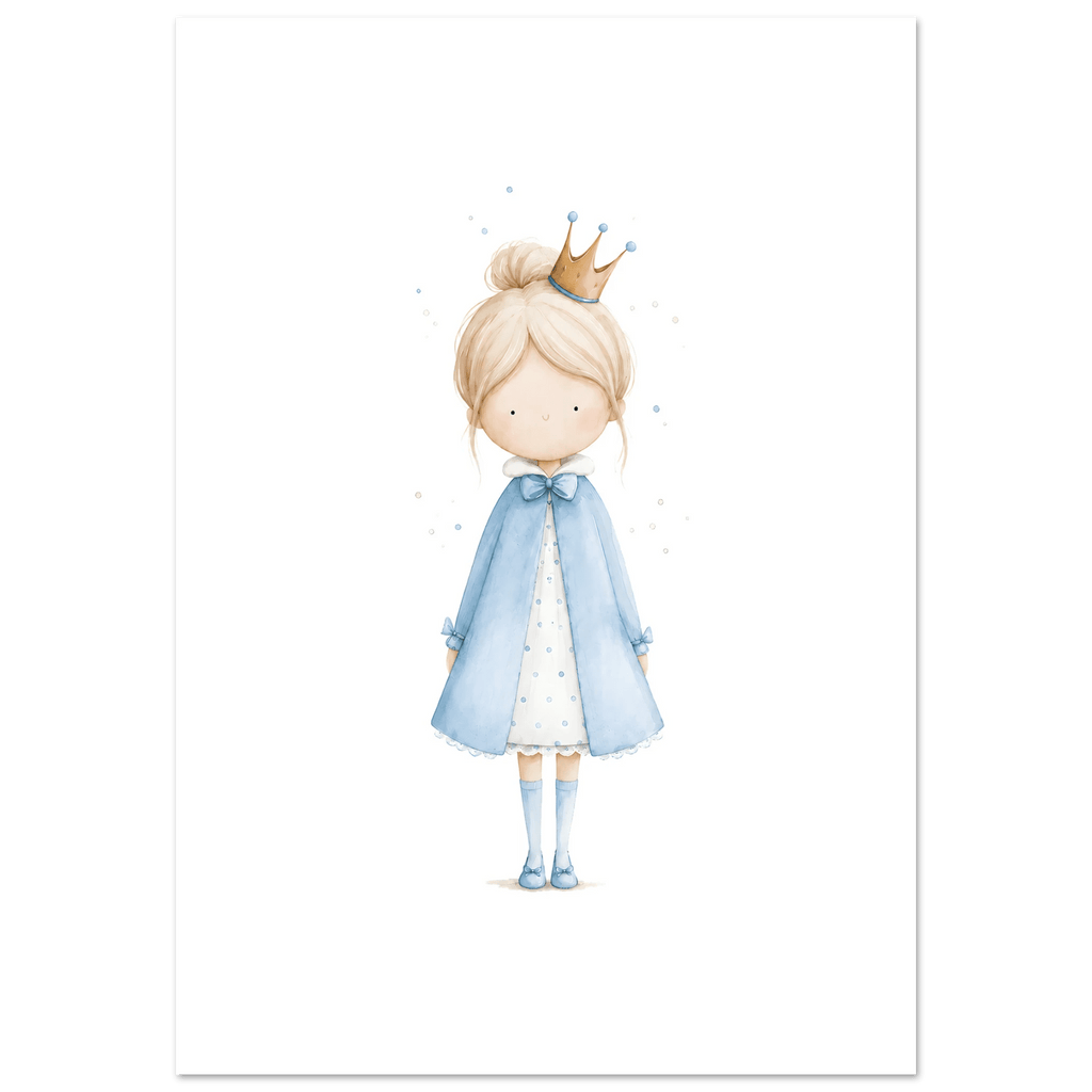 Liten Prinsessa - Personlig Text 💙 poster