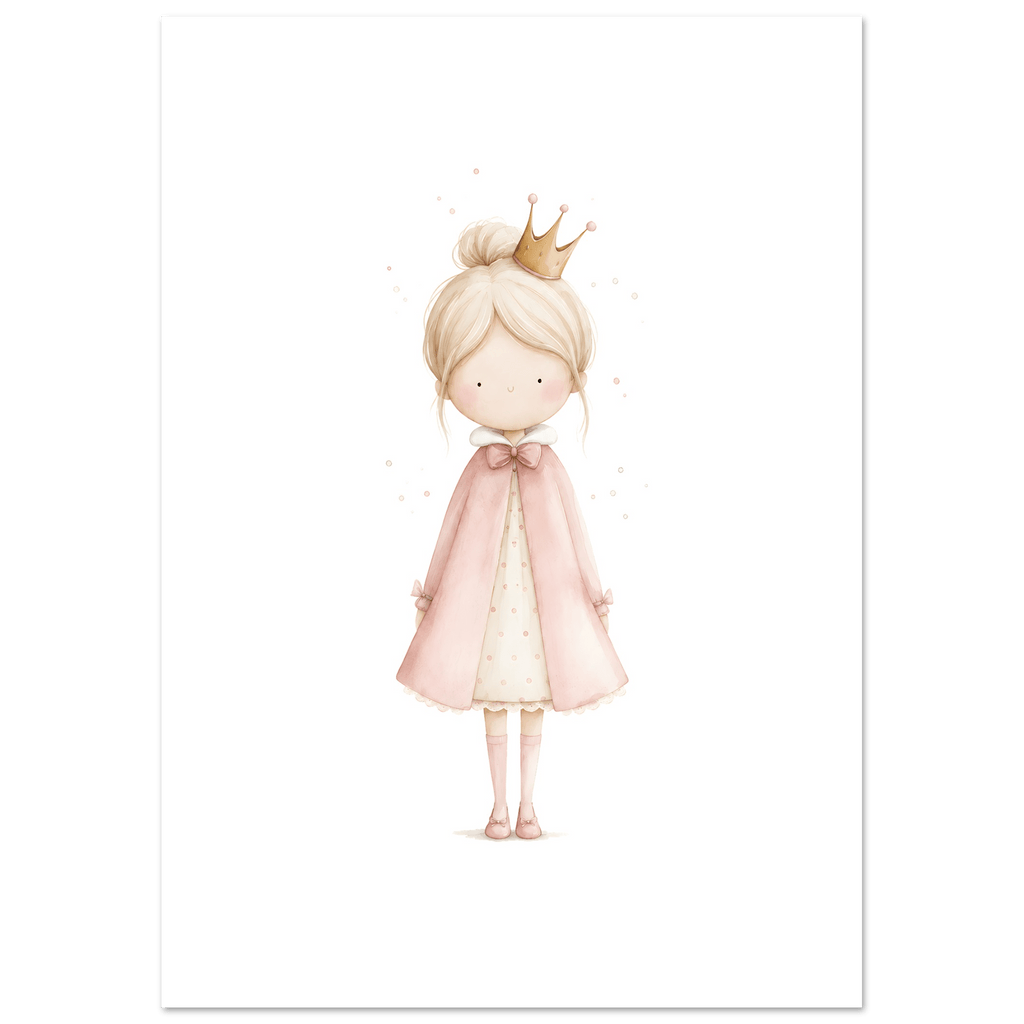 Liten Prinsessa – Personlig Text 💗 poster