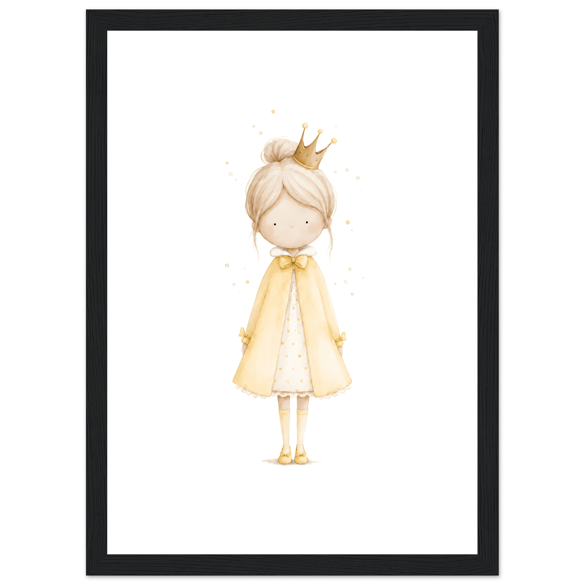 Liten Prinsessa – Personlig Text 💛 poster
