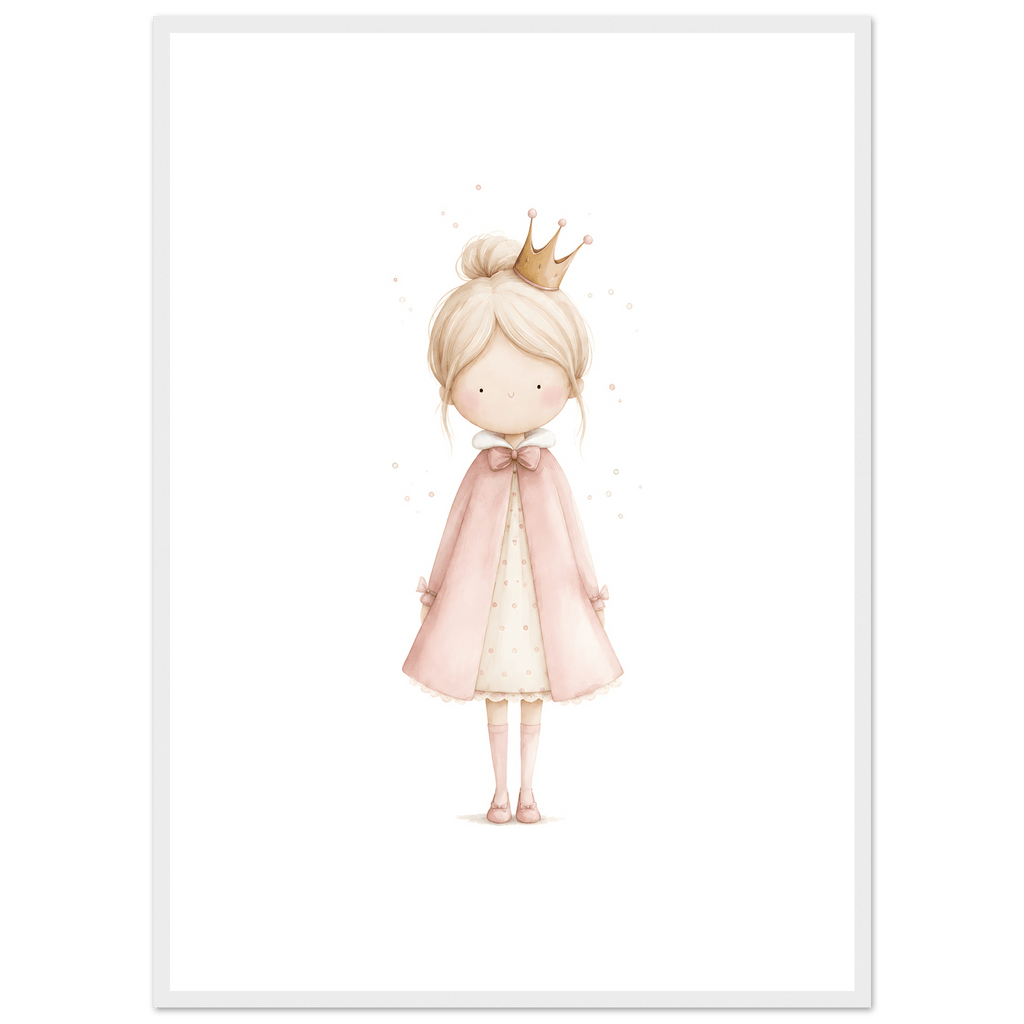 Liten Prinsessa – Personlig Text 💗 poster