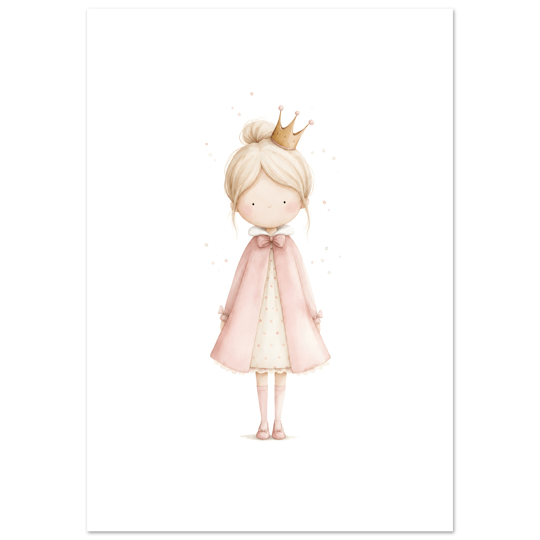 Liten Prinsessa – Personlig Text 💗 poster