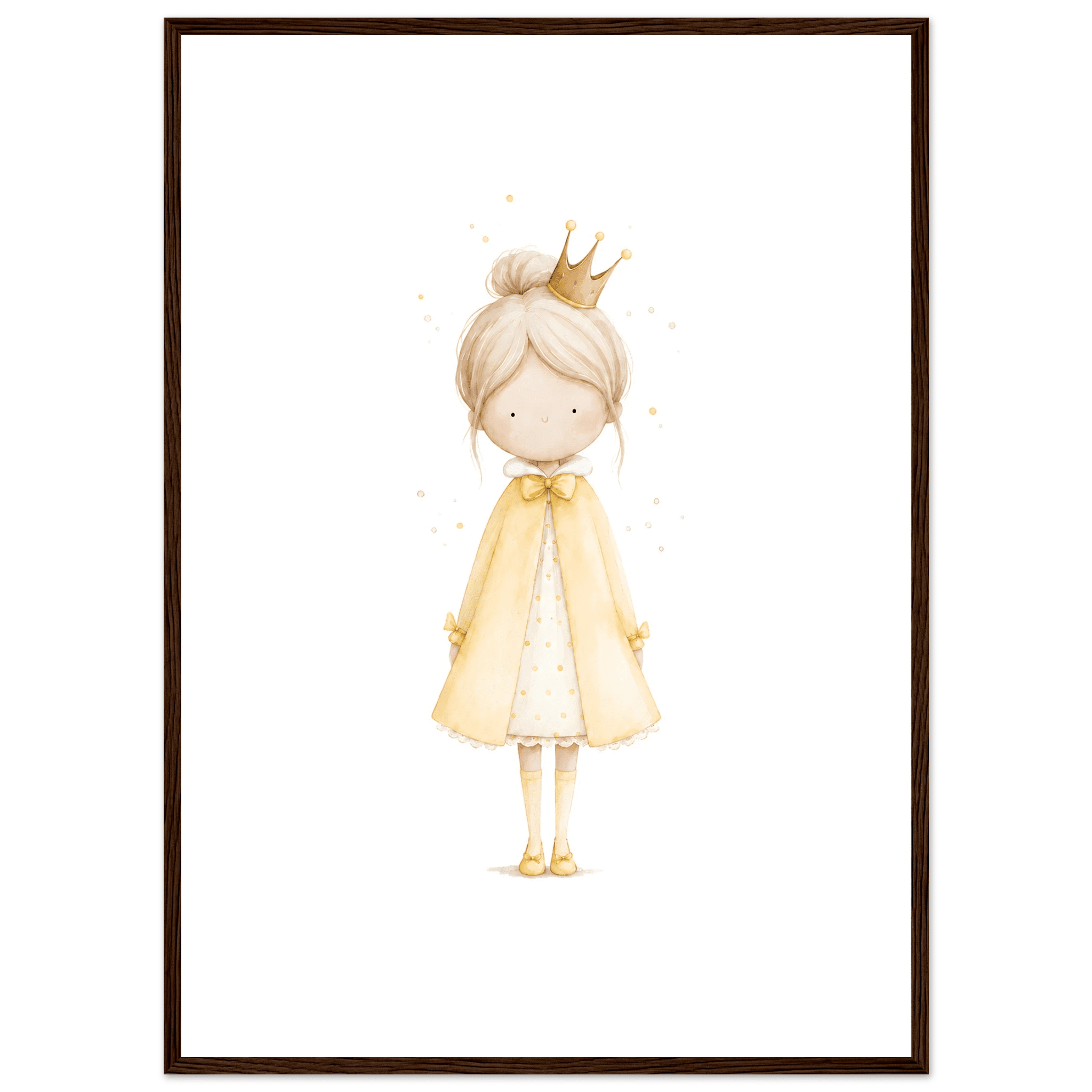 Liten Prinsessa – Personlig Text 💛 poster