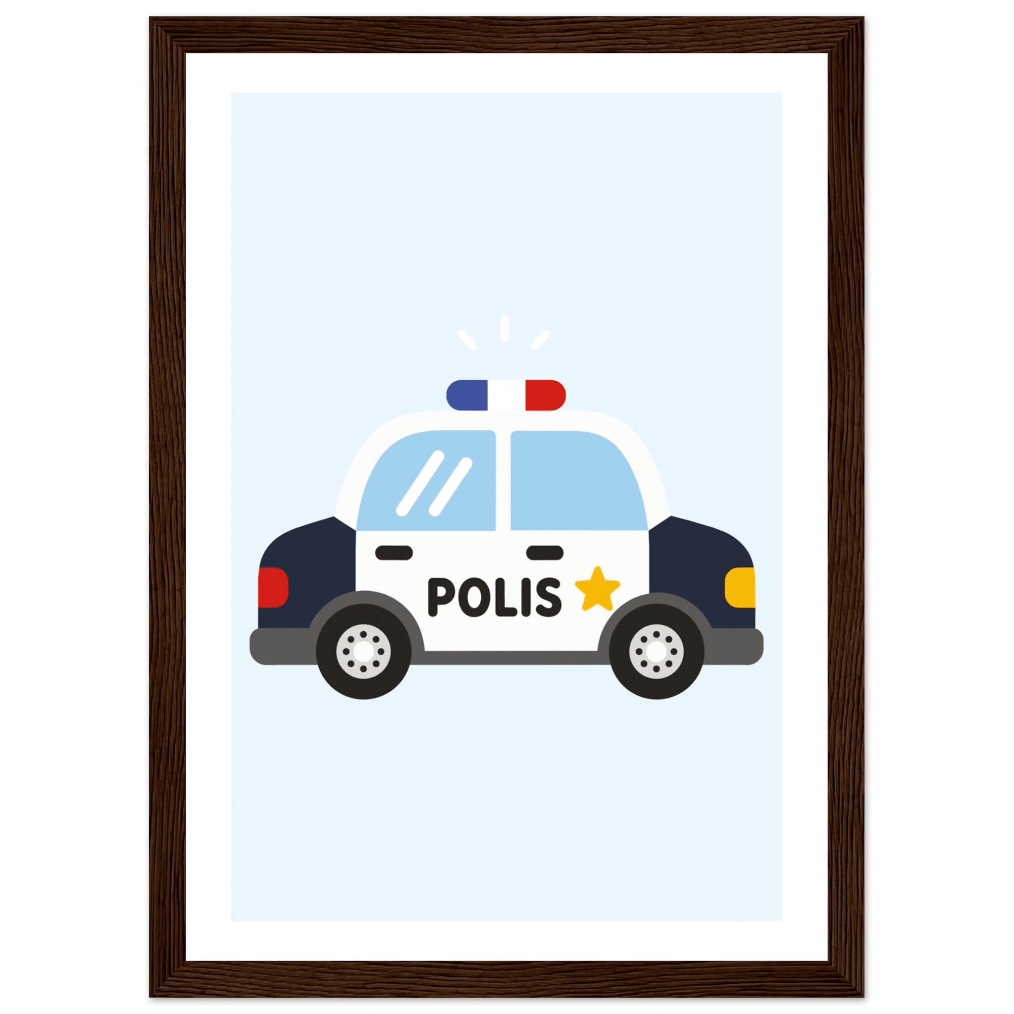 Polisbil Poster poster