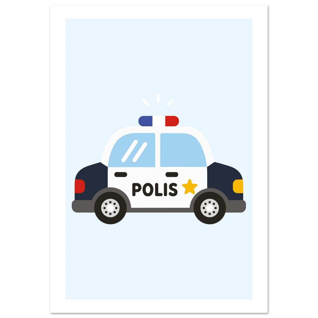Polisbil Poster poster