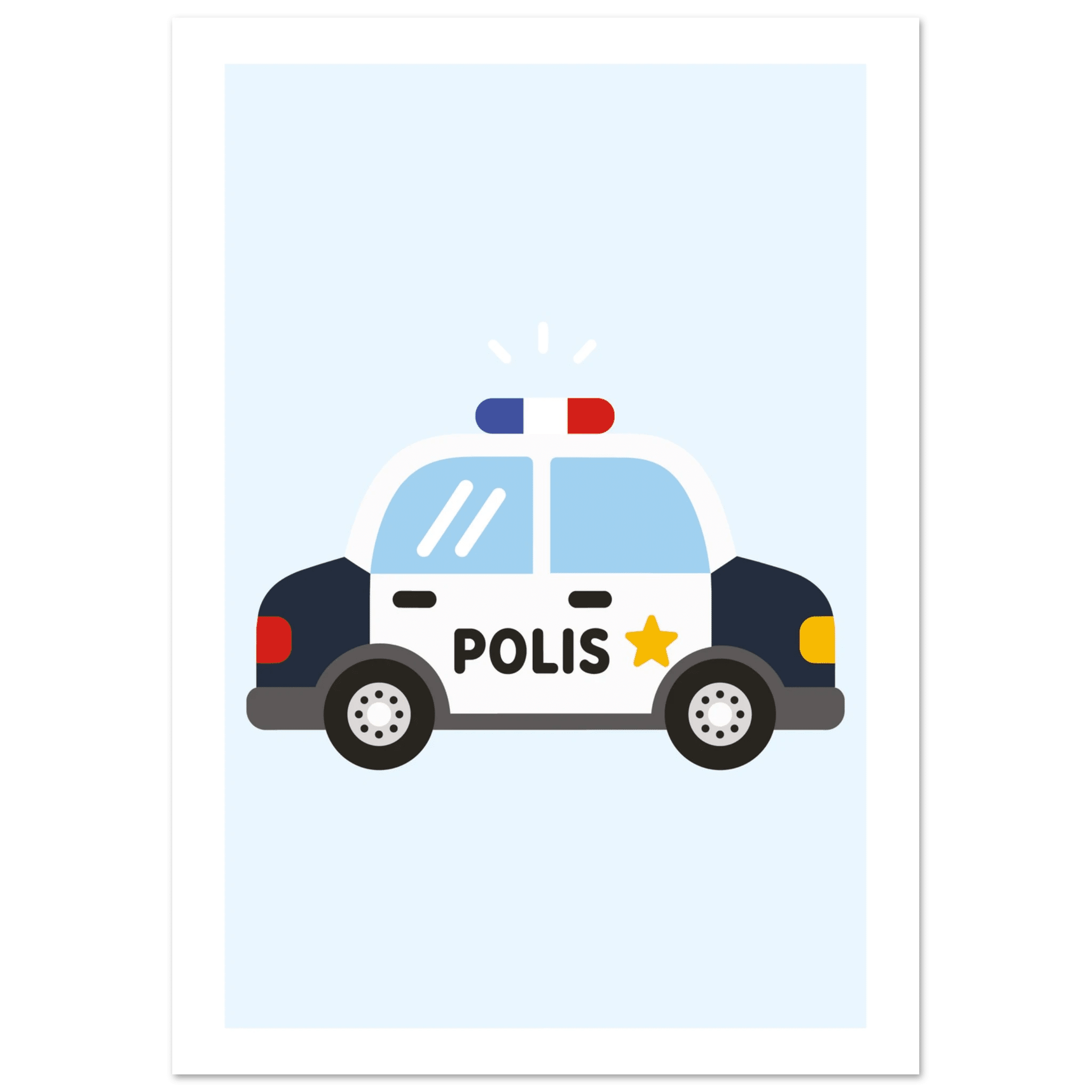 Polisbil Poster poster