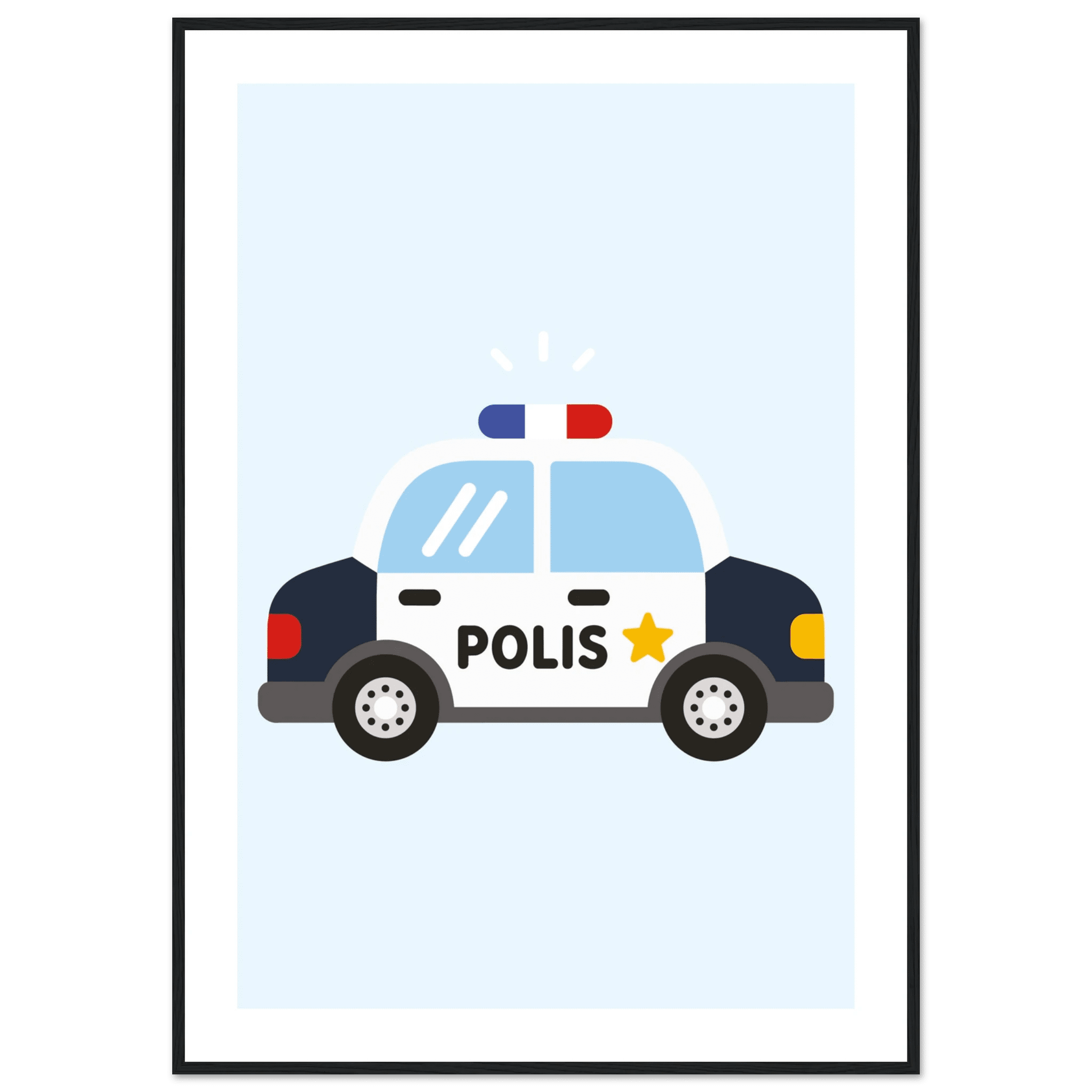 Polisbil Poster poster