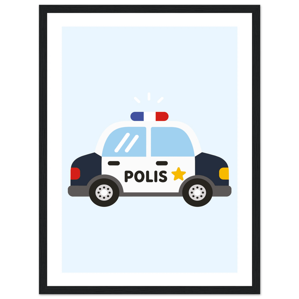 Polisbil Poster poster