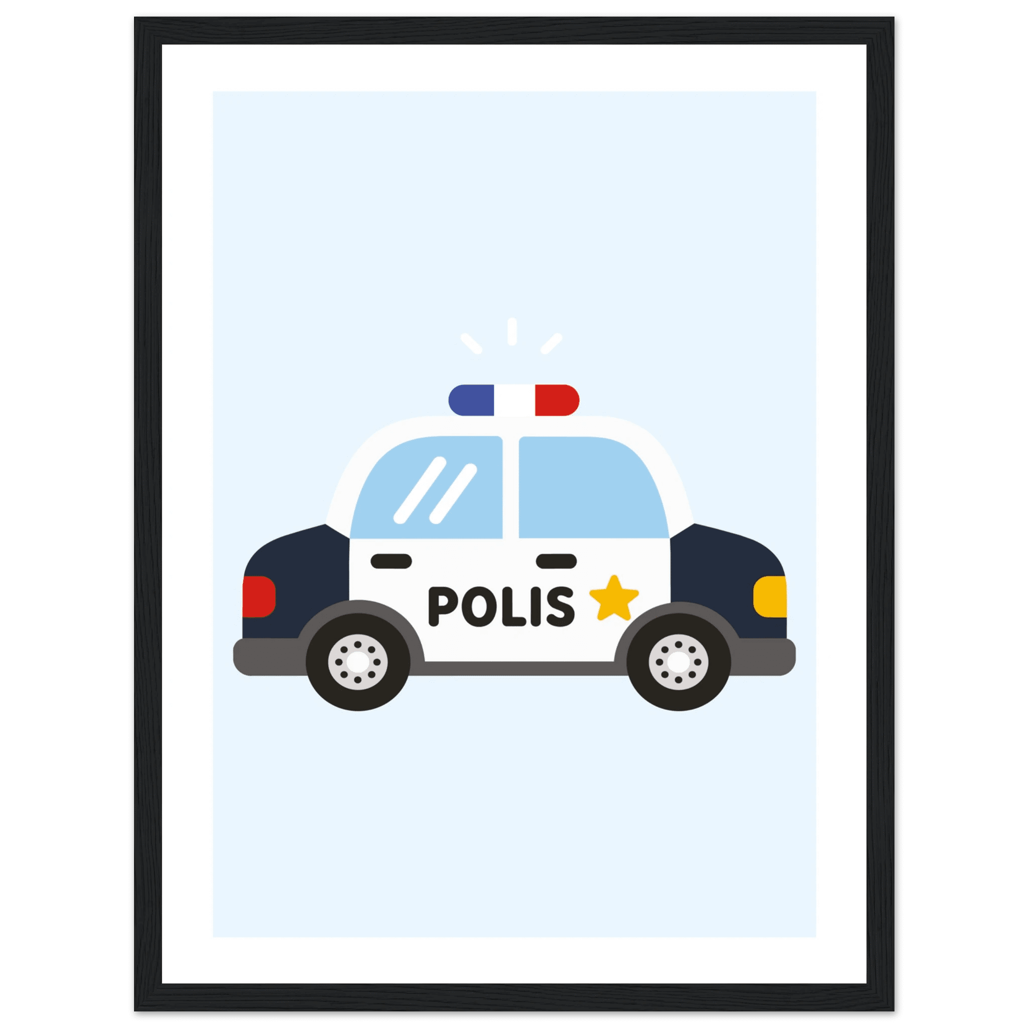 Polisbil Poster poster