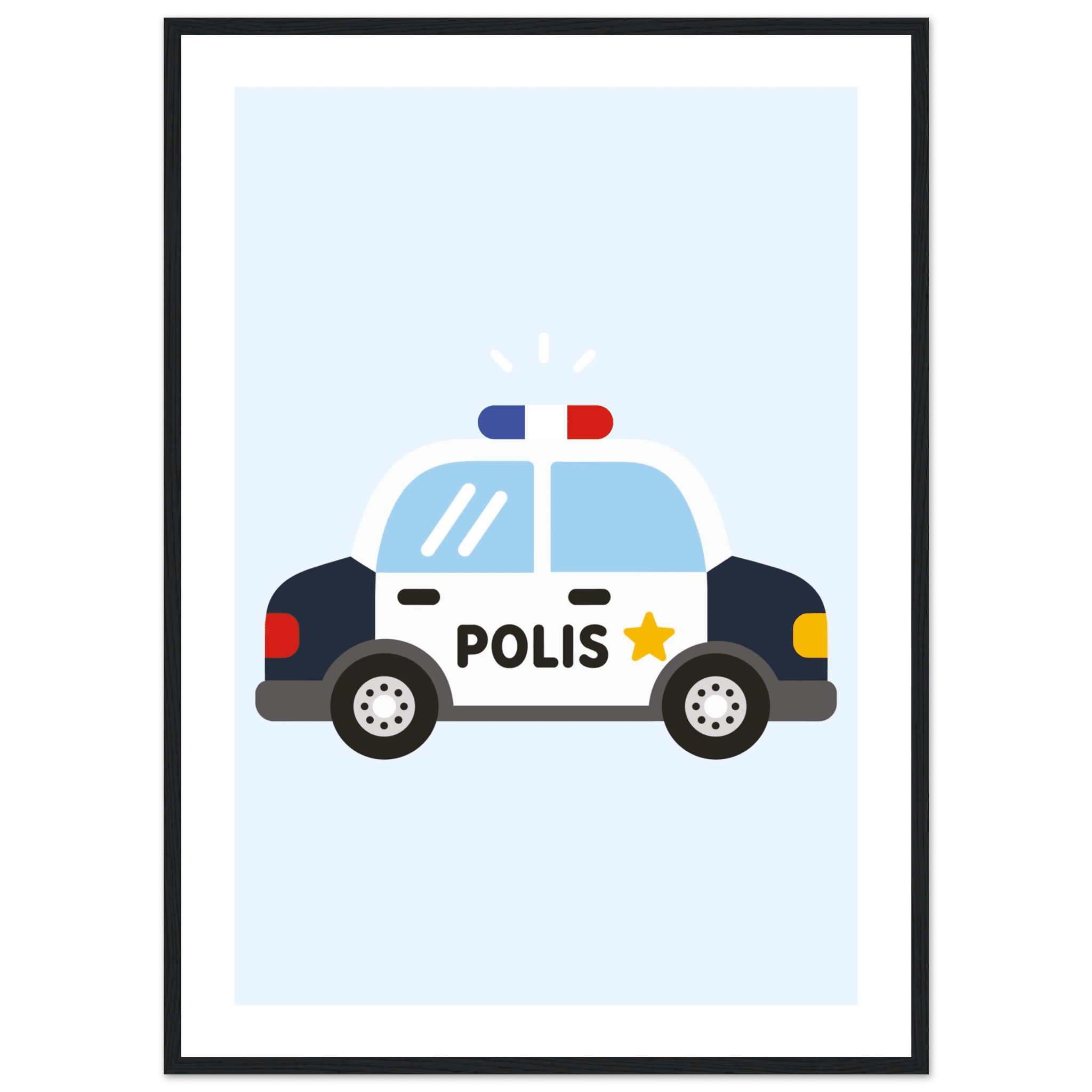 Polisbil Poster poster