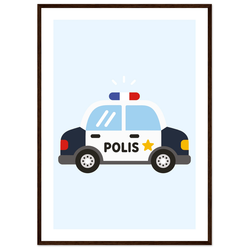 Polisbil Poster poster