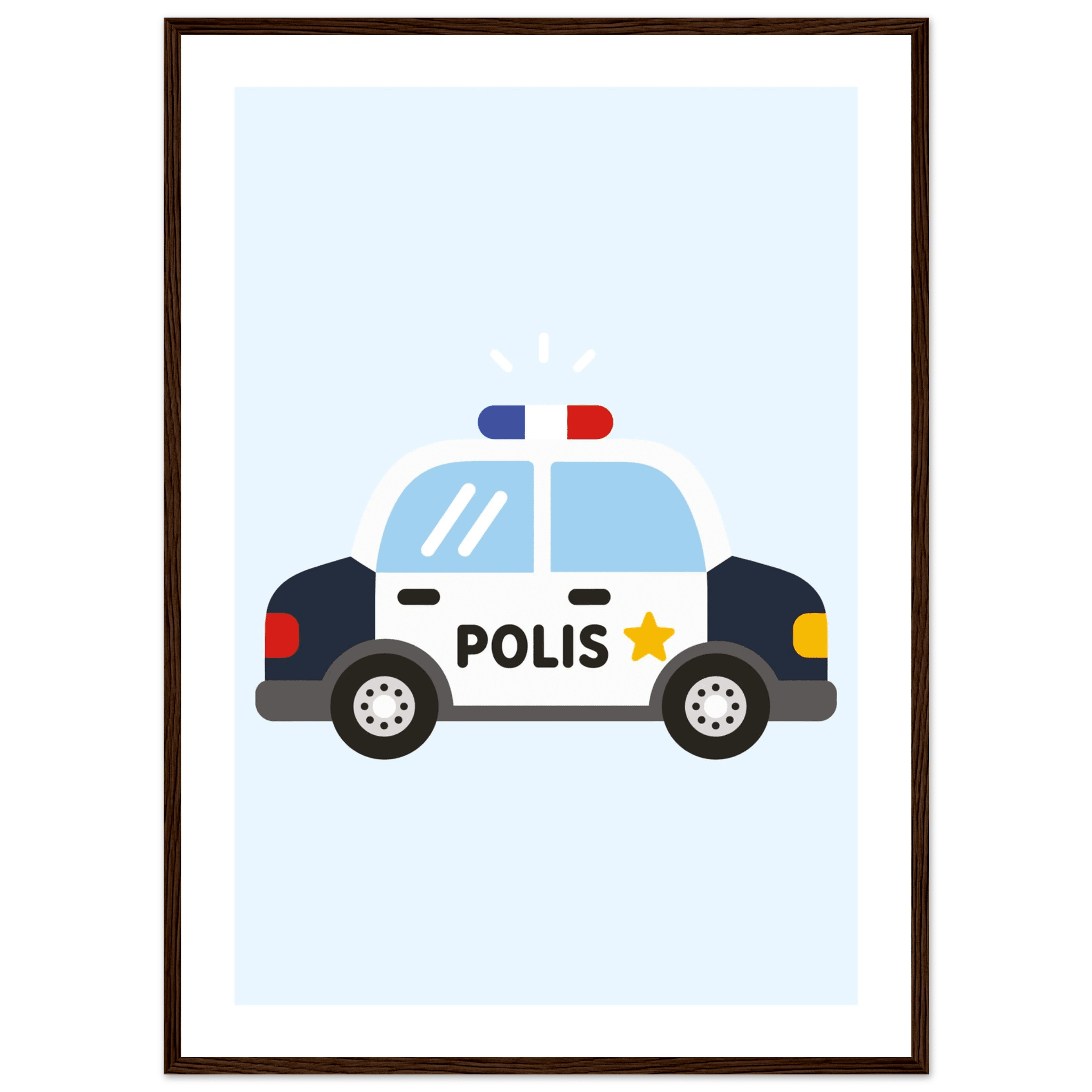 Polisbil Poster poster