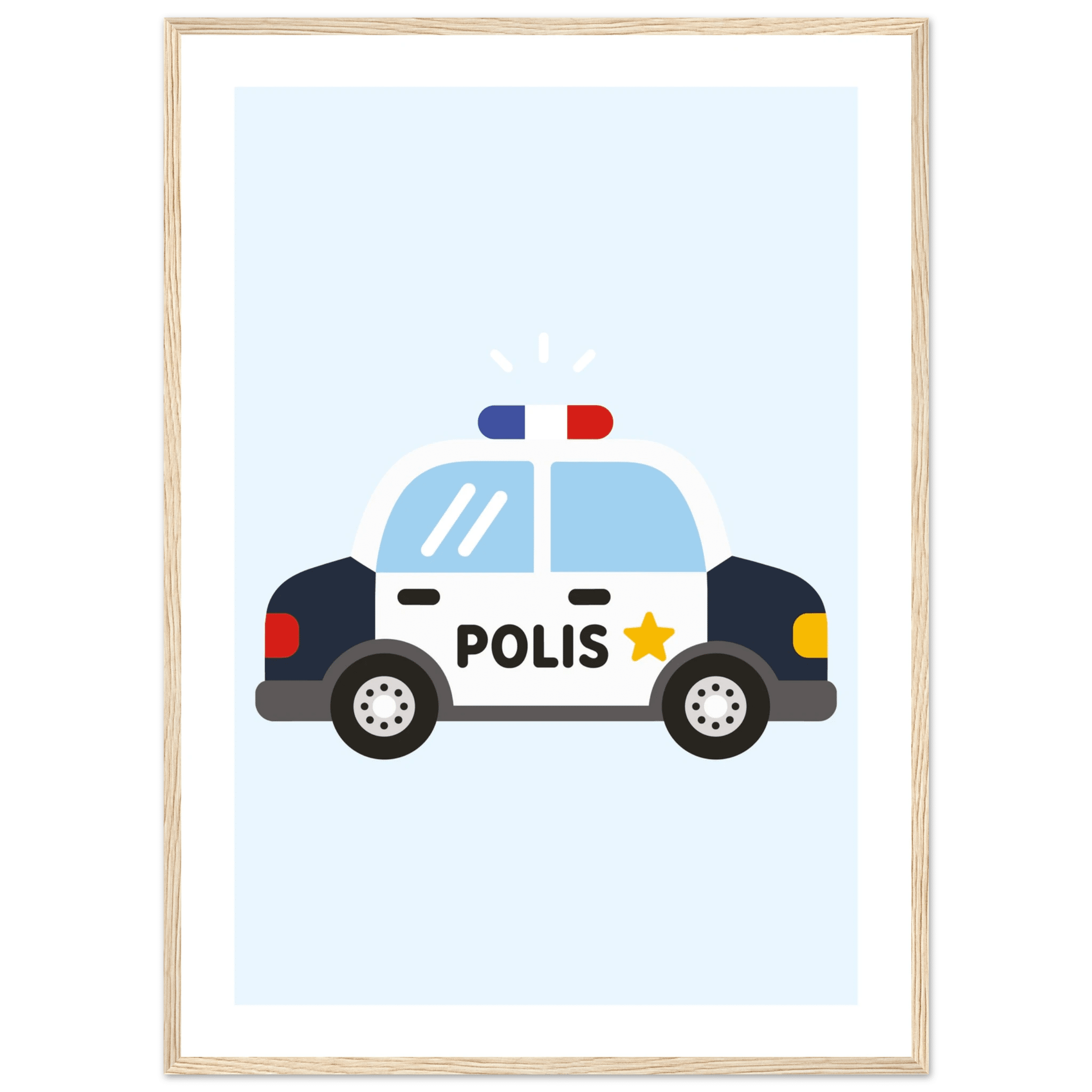 Polisbil Poster poster