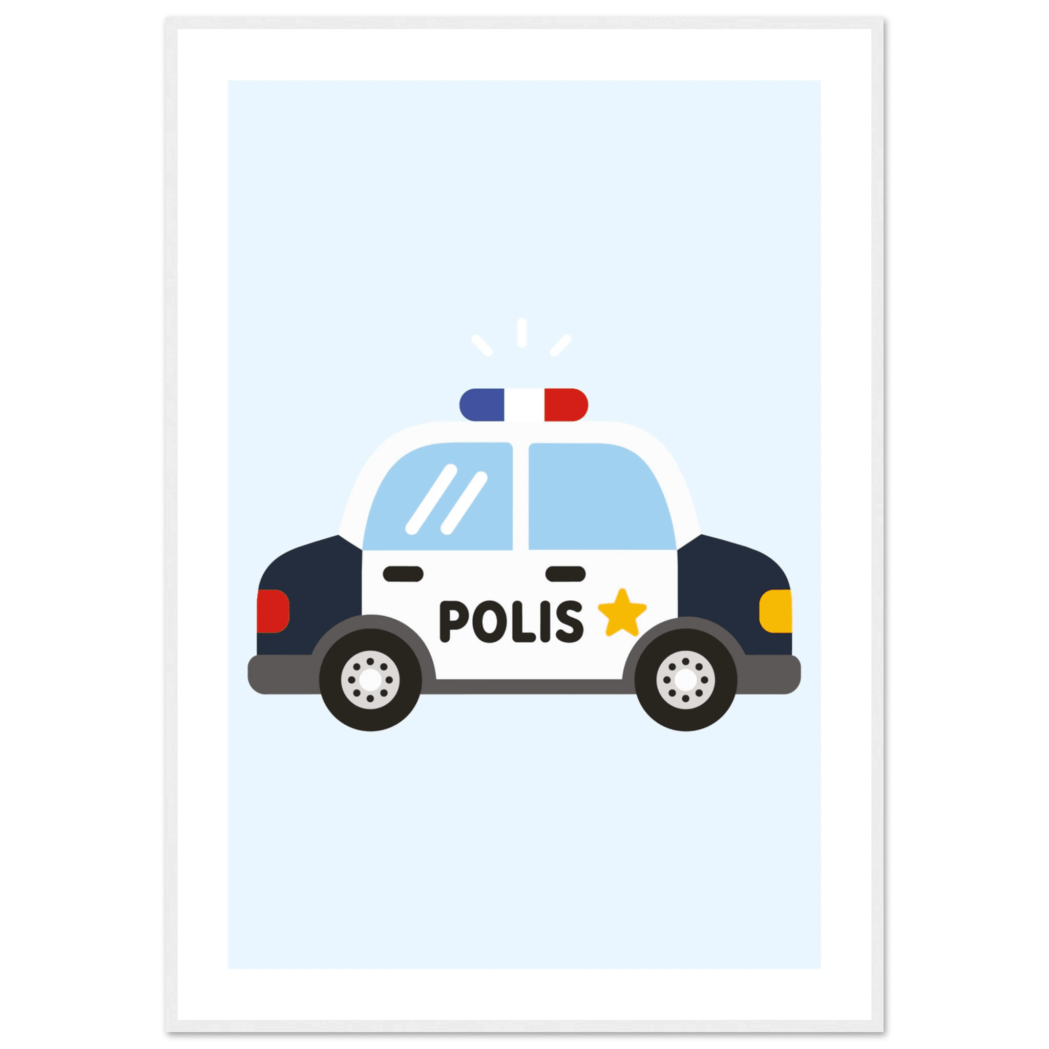 Polisbil Poster poster