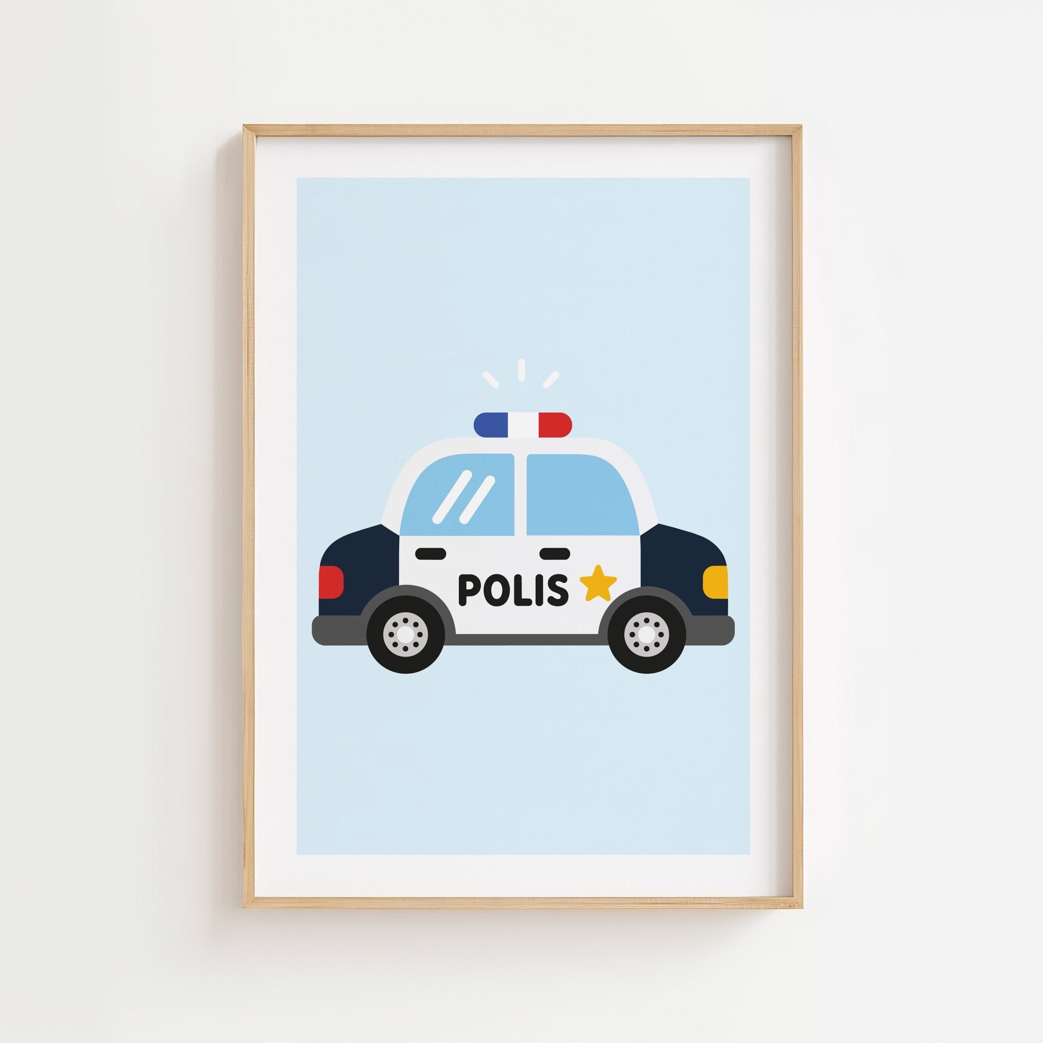 Polisbil Poster poster
