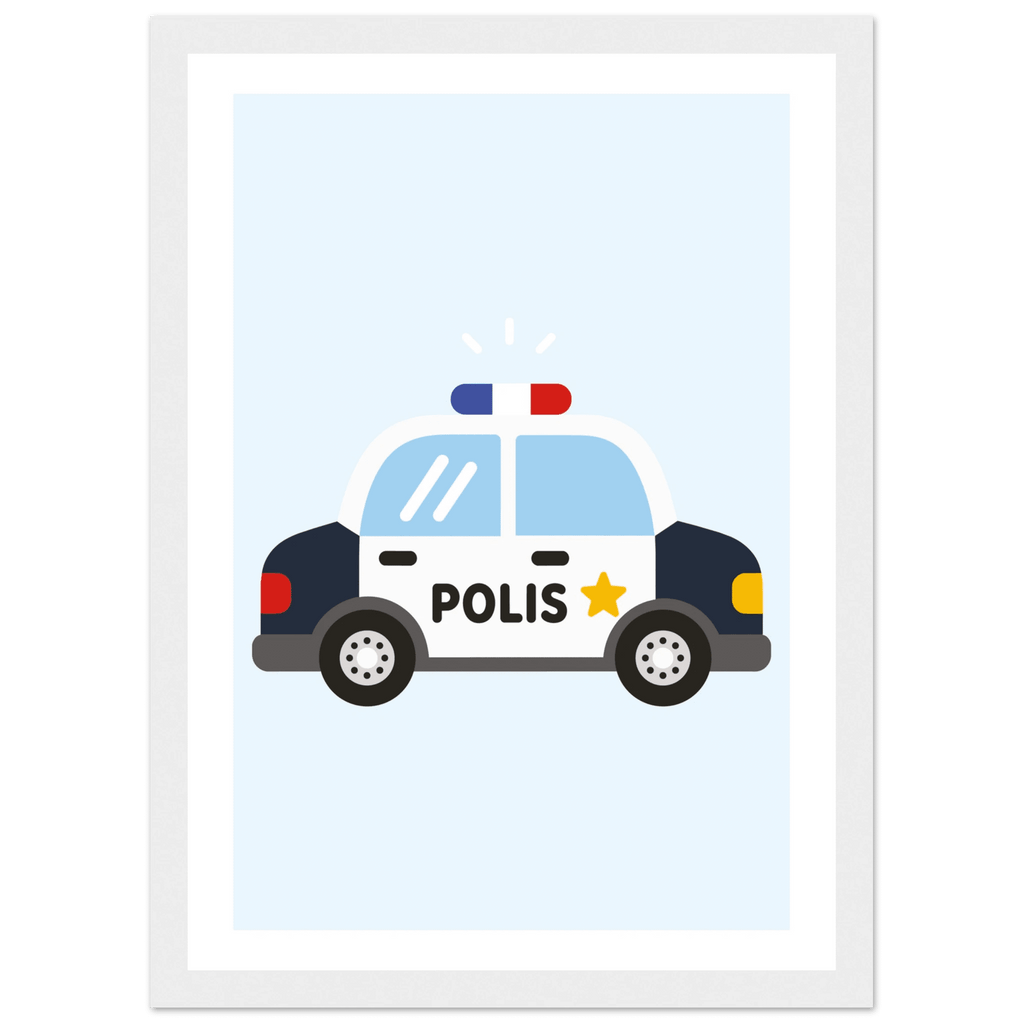 Polisbil Poster poster