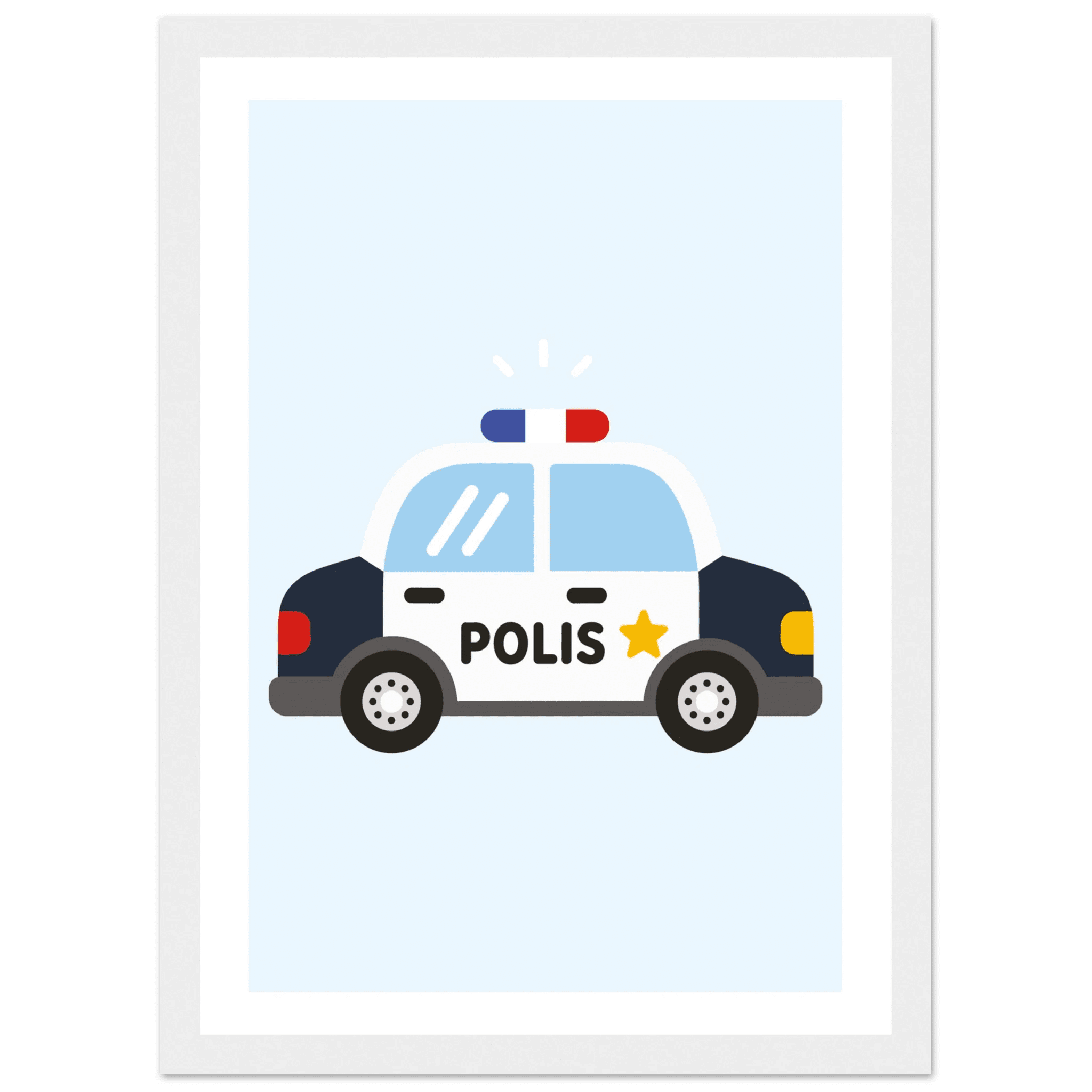 Polisbil Poster poster