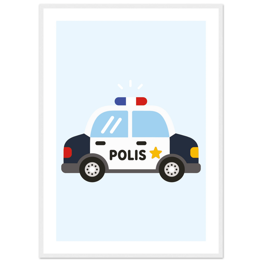 Polisbil Poster poster