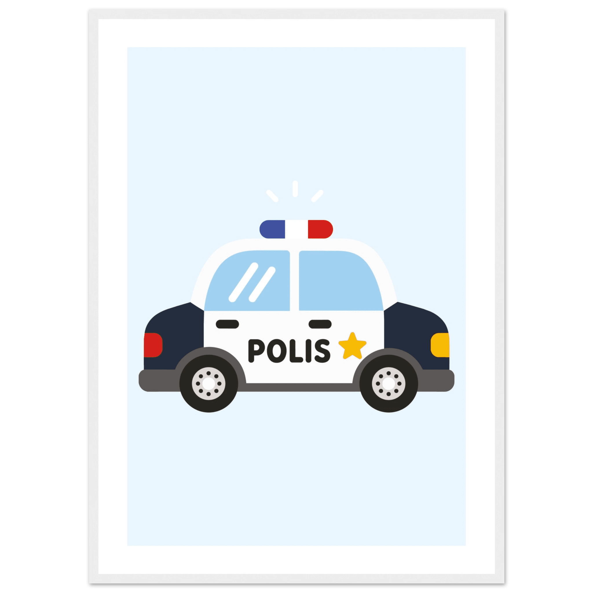 Polisbil Poster poster